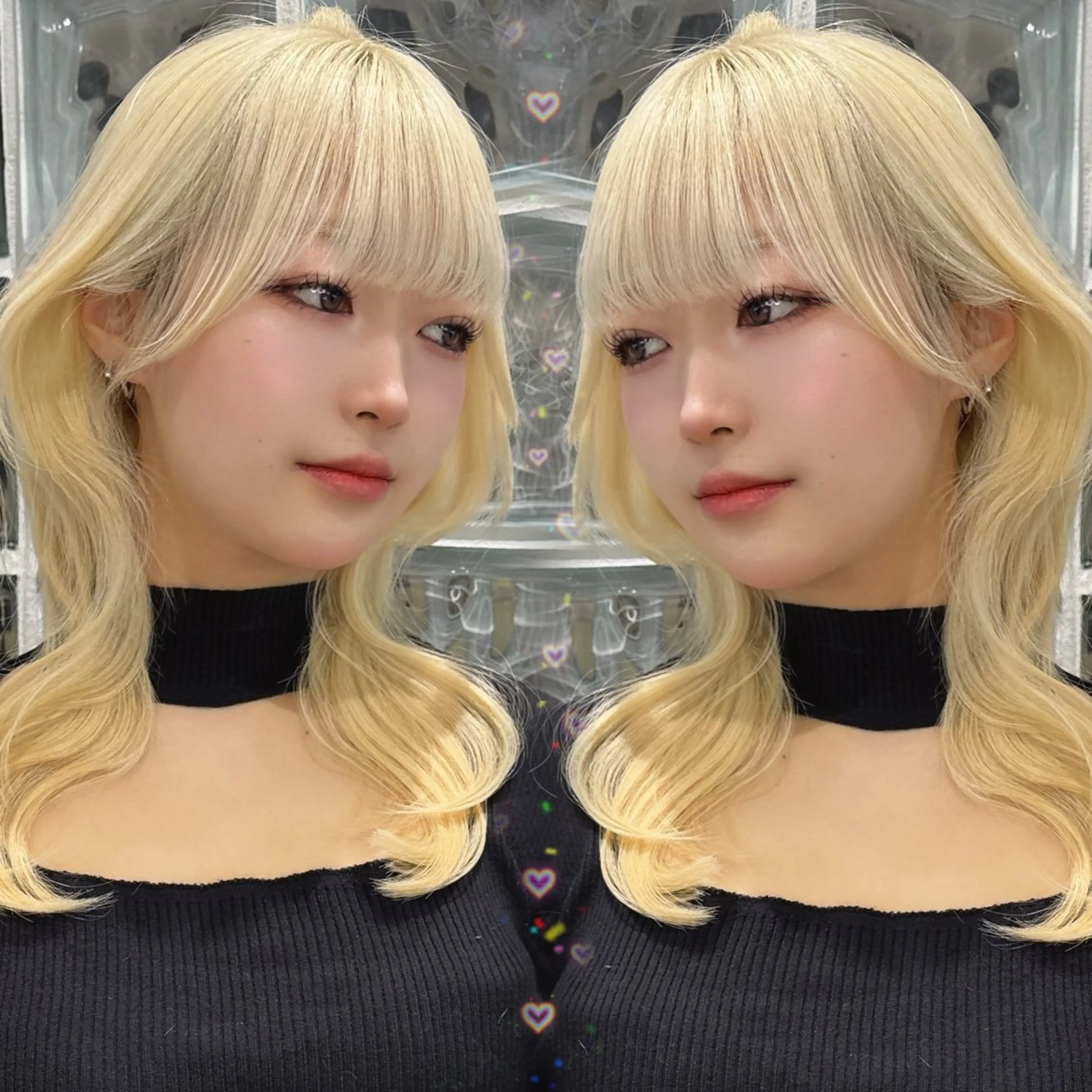 セミロング カラー Ma cherie by Lond所属・ハイトーン/ ブリーチAikaのヘアスタイル