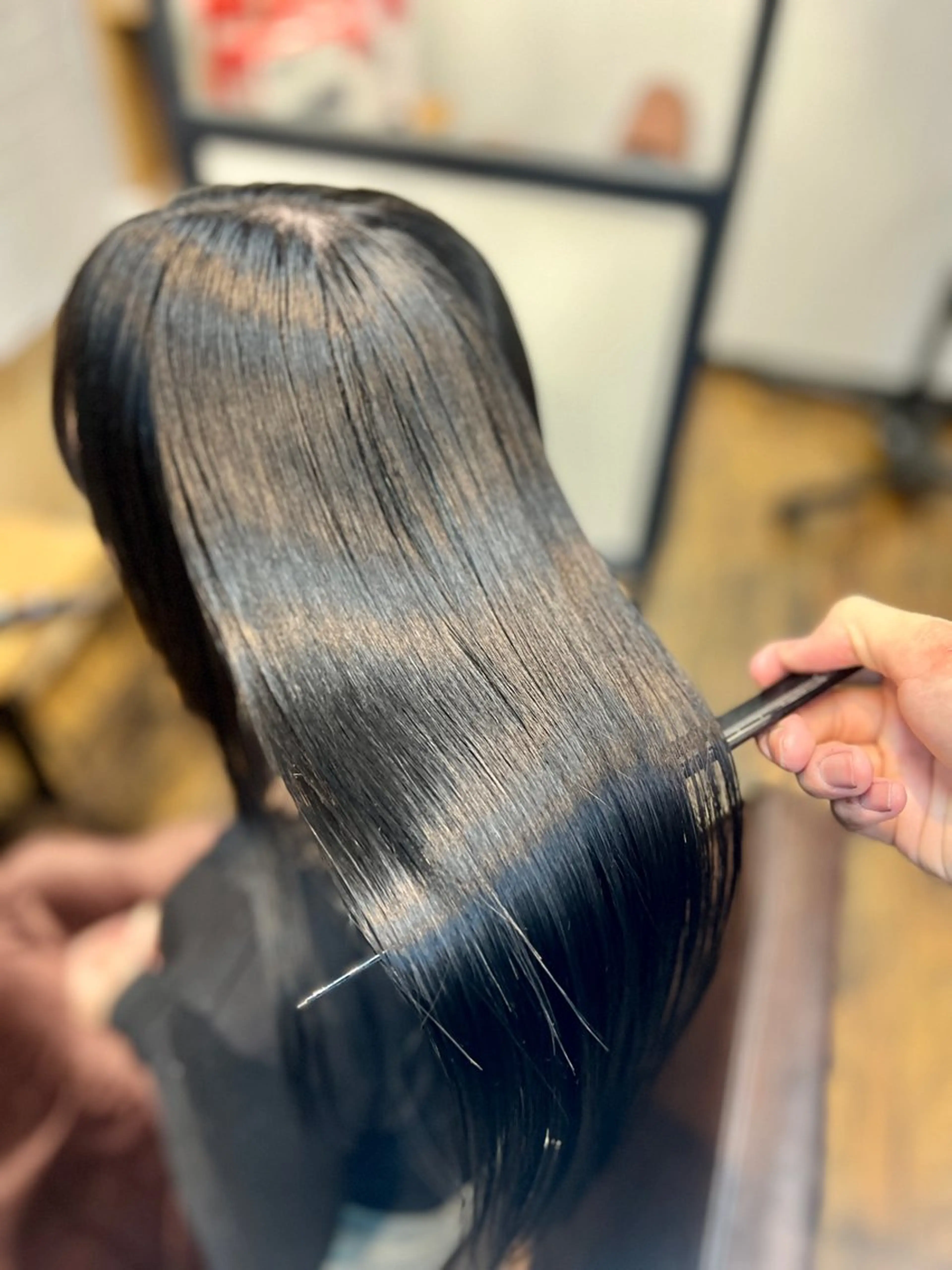 セミロング Salowin銀座suite店所属・美髪縮毛矯正/髪質 改善カラー/寺倉海人のヘアスタイル