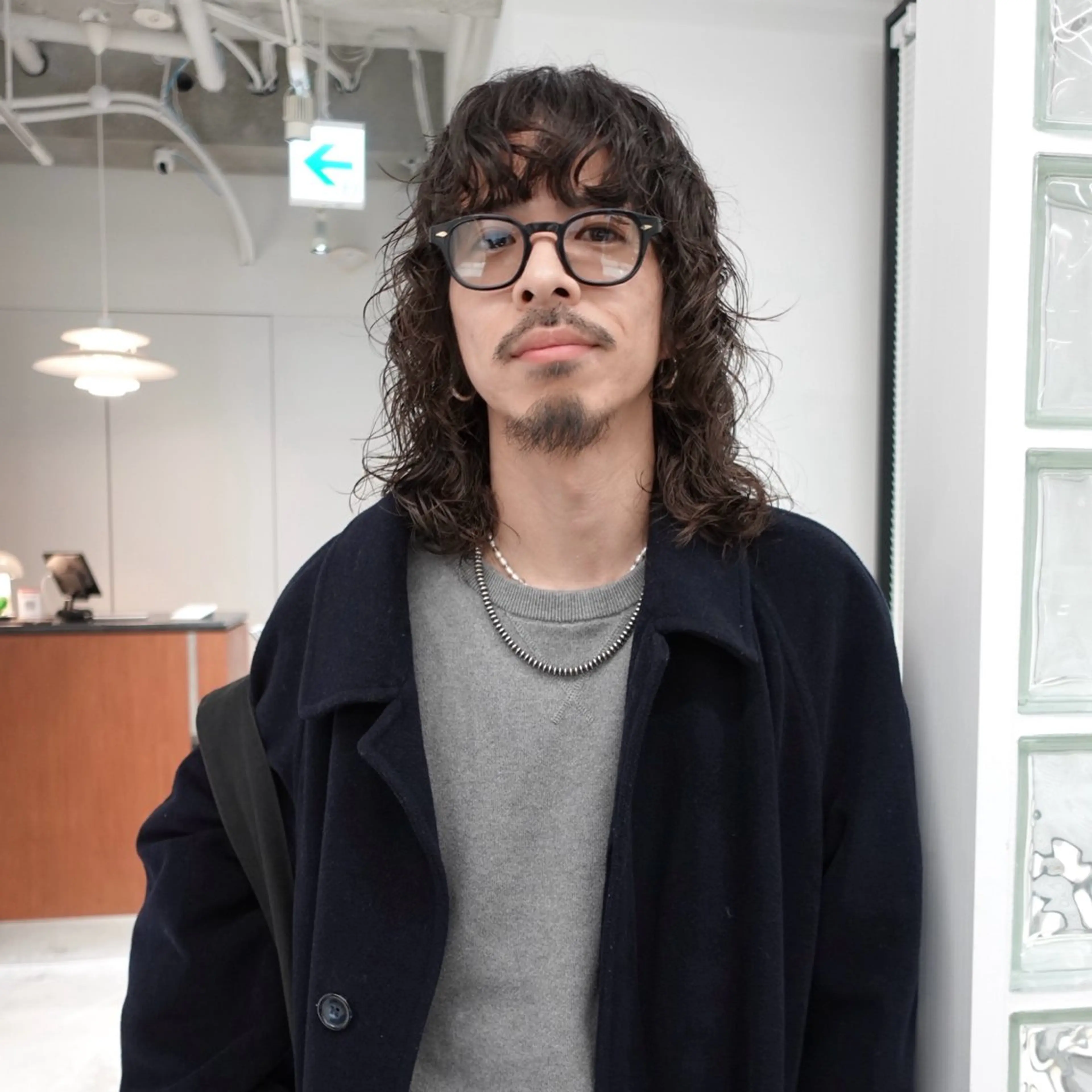 ミディアム パーマ ヘアアレンジ ミディアムパーマ カット パーマ 🌐サトウ リョウ🌐のヘアスタイル