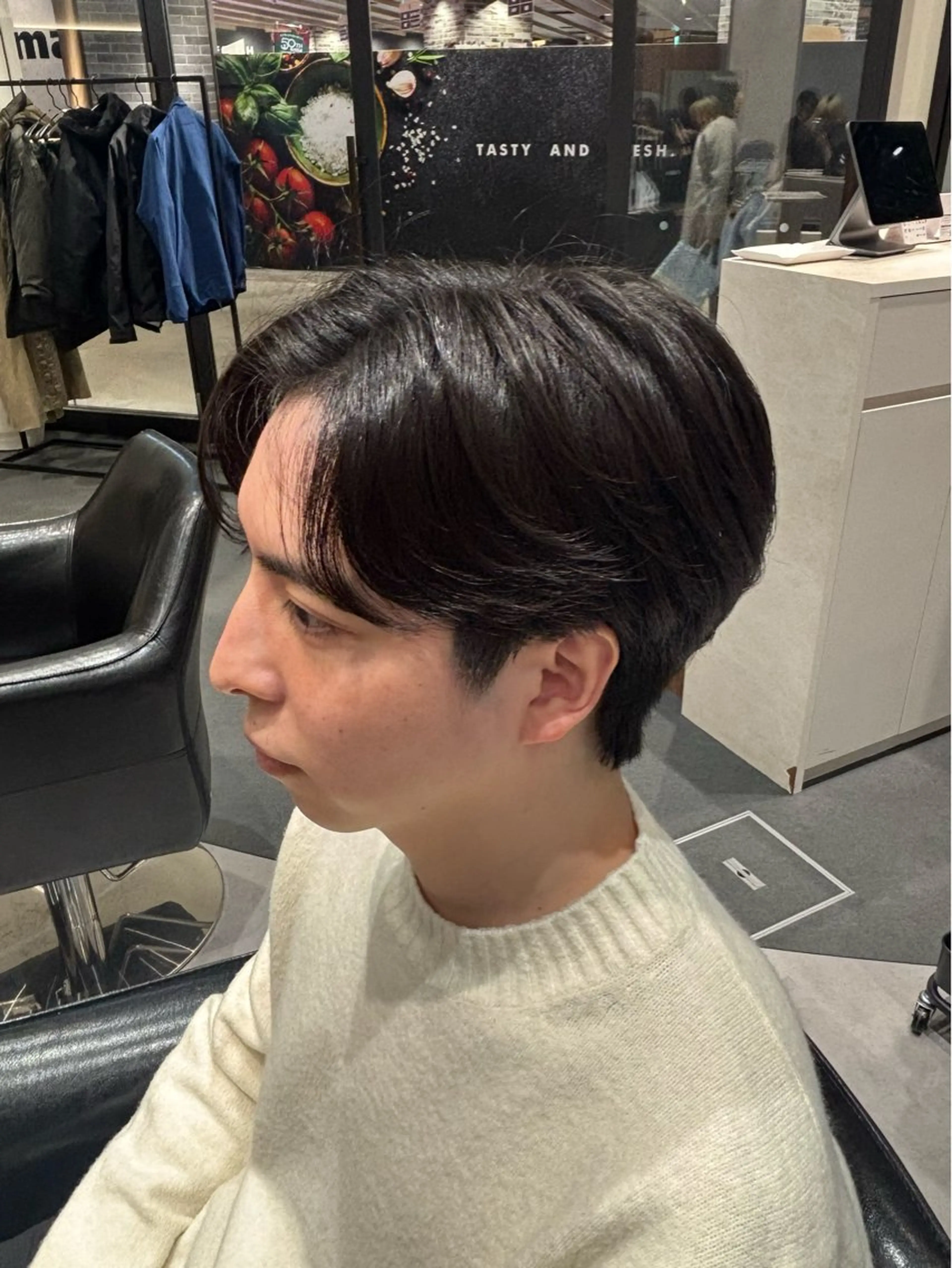 ショート パーマ メンズ カット パーマ REEED 豊洲所属・たき えりかのヘアスタイル