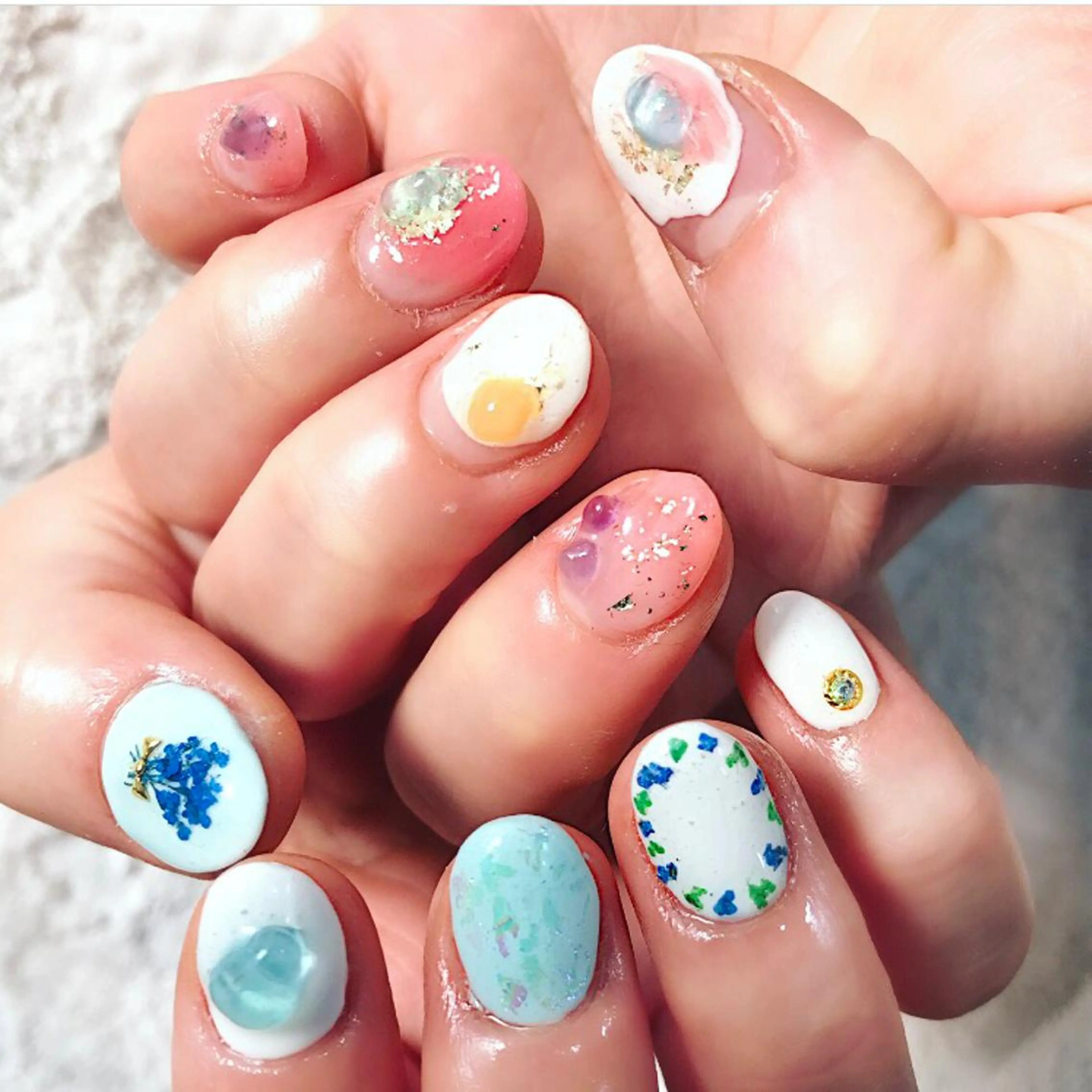 ネイル ジェルネイル 渋谷ビュレネイル Kaoruのネイルデザイン