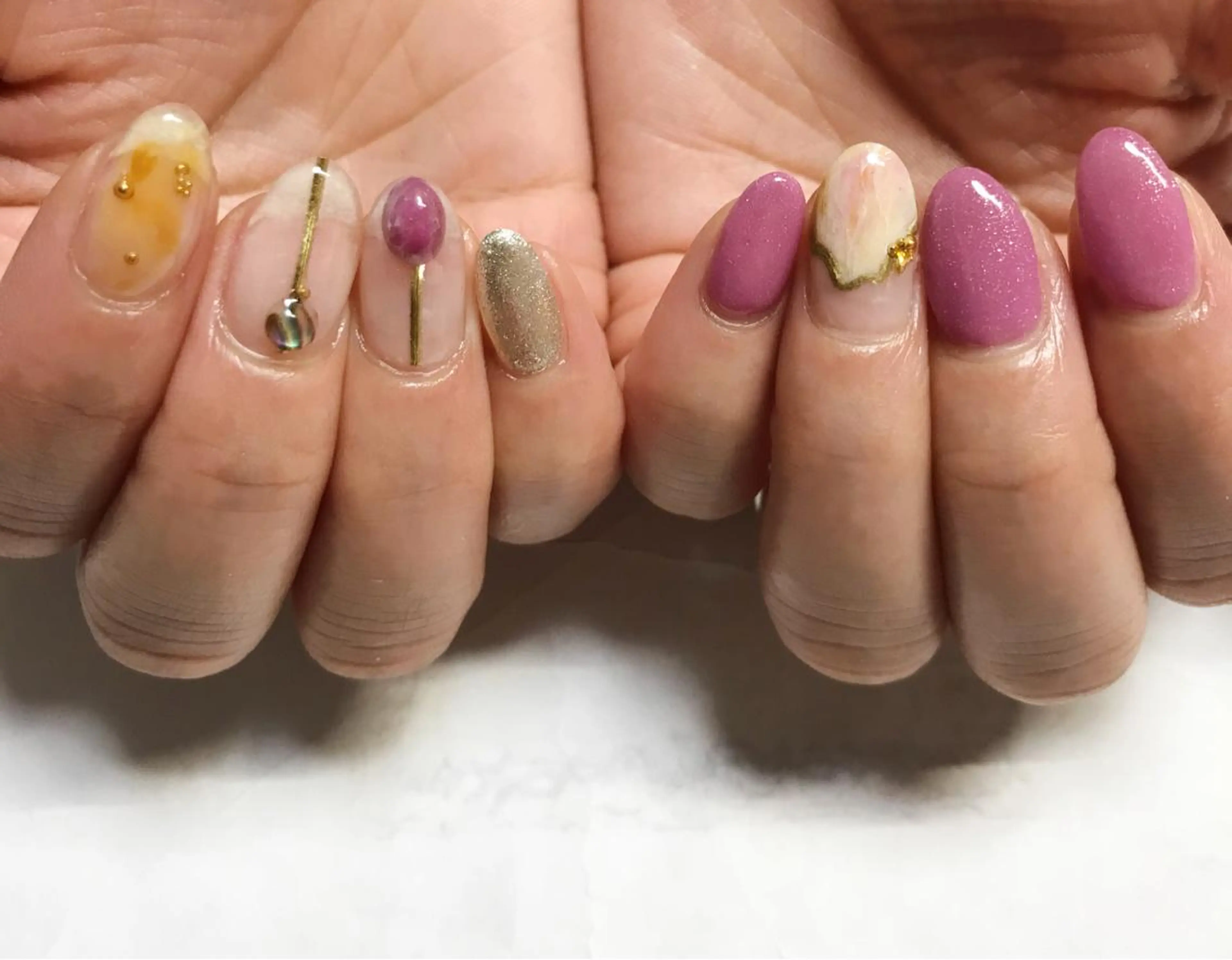 ネイル ハンドネイル nail salon en familleのネイルデザイン