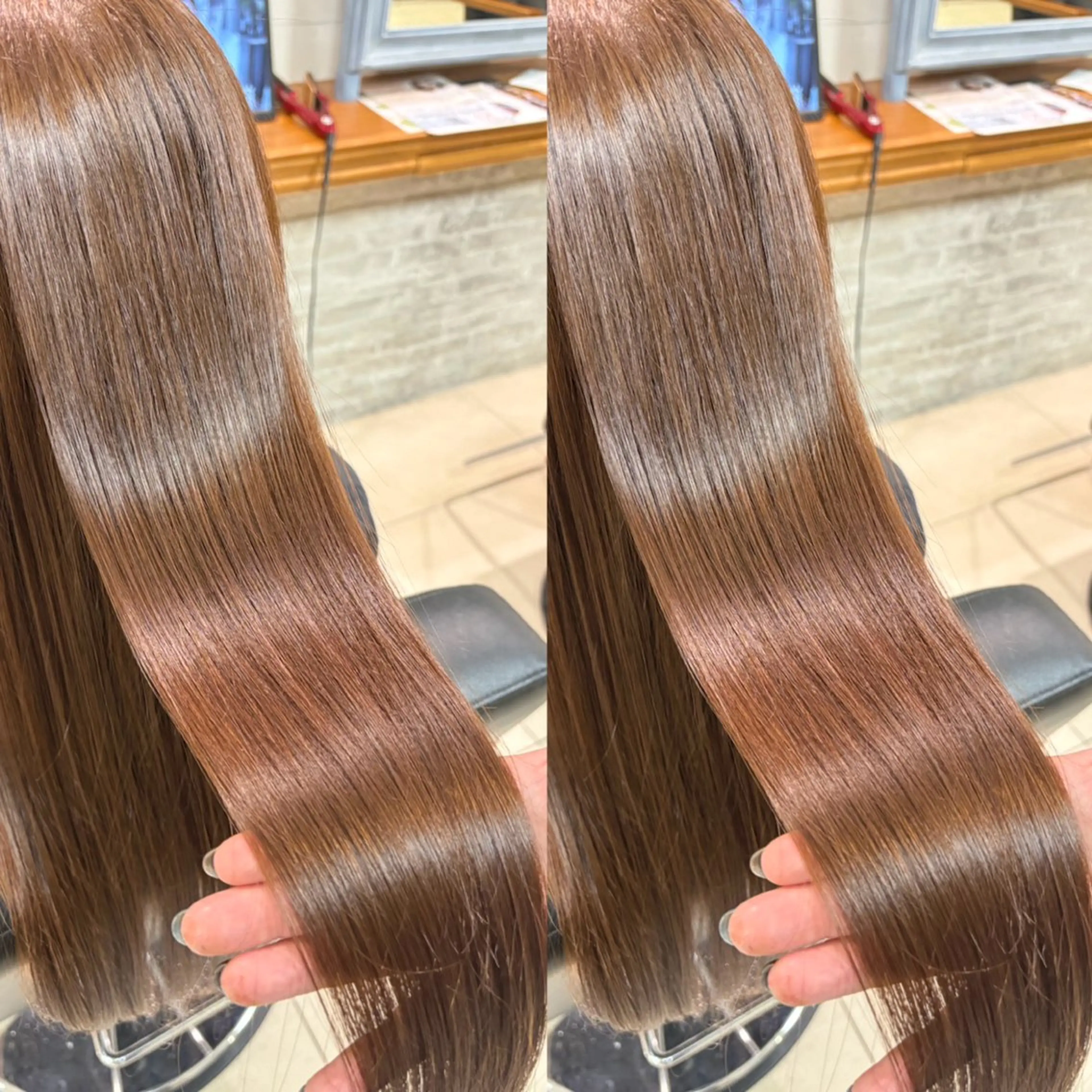 ロング 縮毛矯正 縮毛矯正/まつ毛 パーマ/のの🍒のマツエク・マツパデザイン