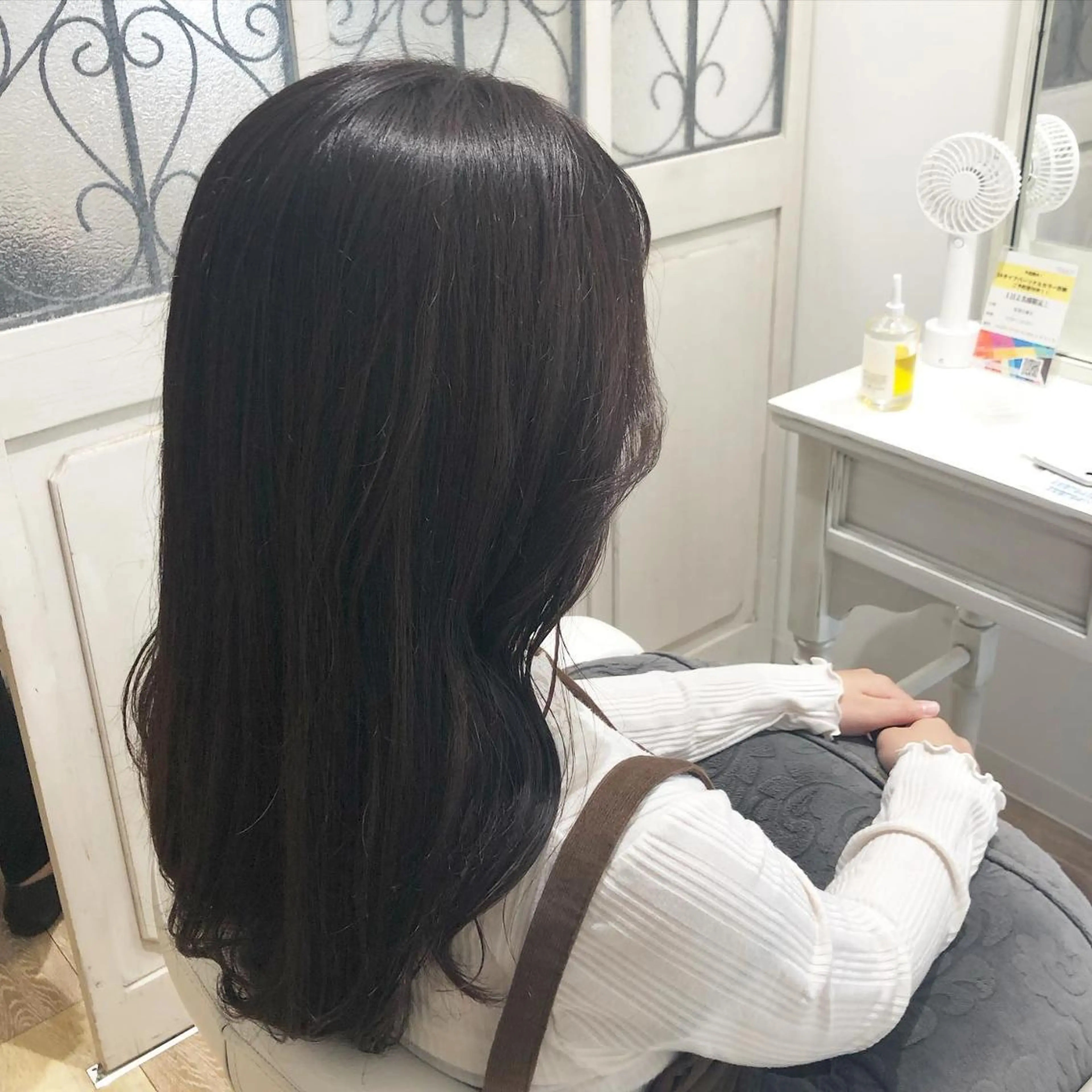 セミロング カラー ヘアアレンジ アッシュ 透明感カラー ピンクカラー ピンクパープル パープルカラー ✨🌿大人可愛い愛さ れhair🌿✨松本のヘアスタイル
