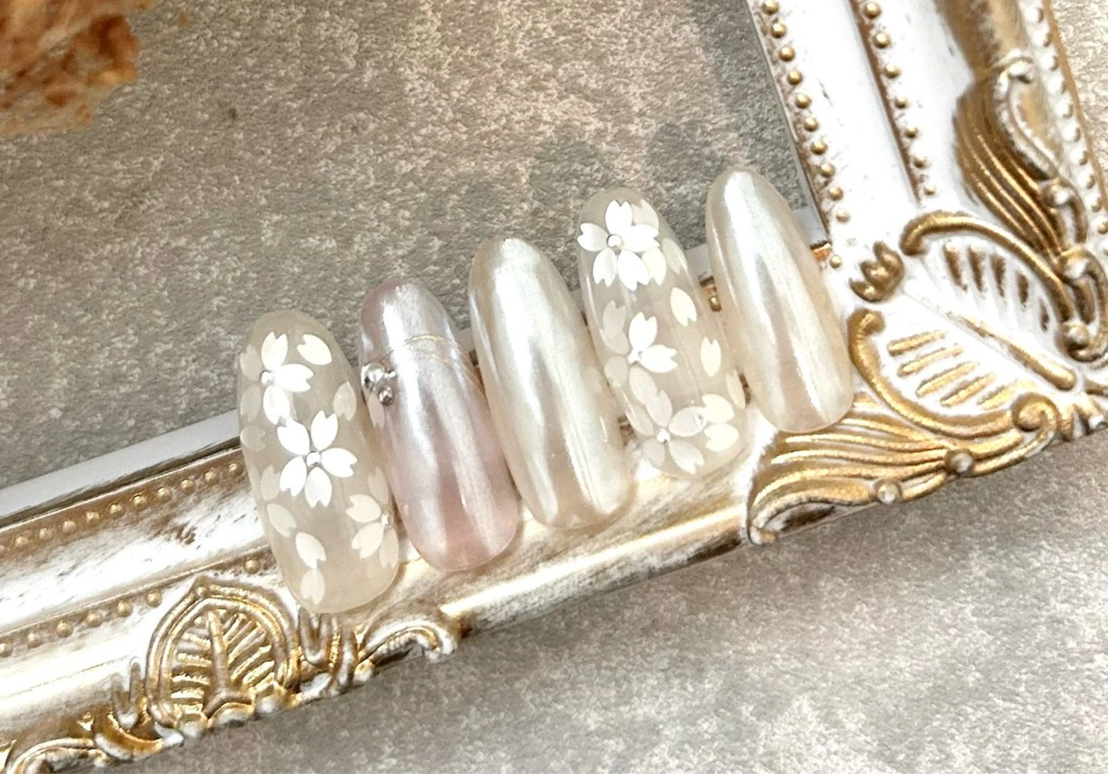 ネイル 桜ネイル ハンドネイル Hirayama kimiのネイルデザイン