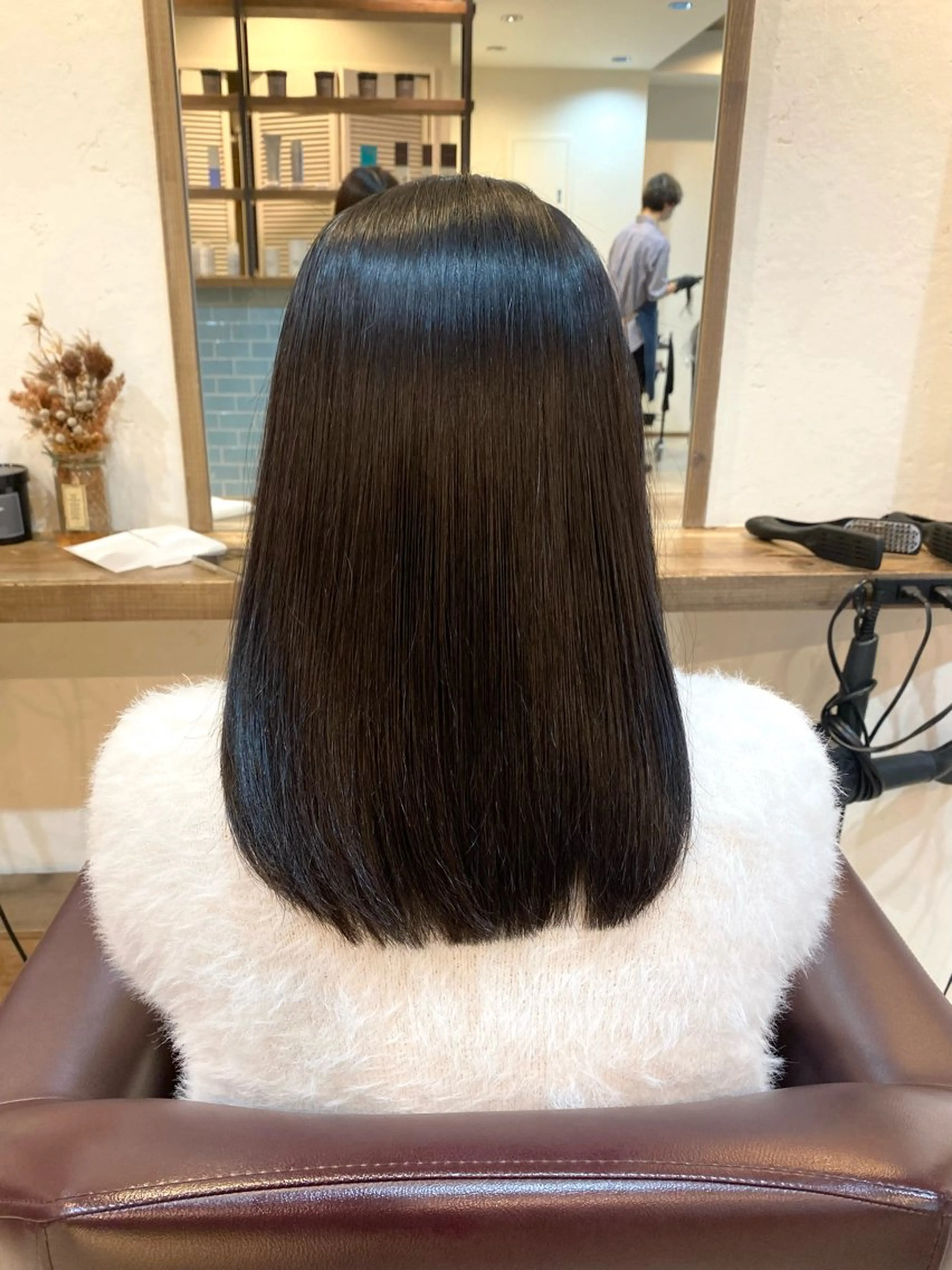 ミディアム 髪質改善 トリートメント カット トリートメント 🍑 モモカ🍑のヘアスタイル