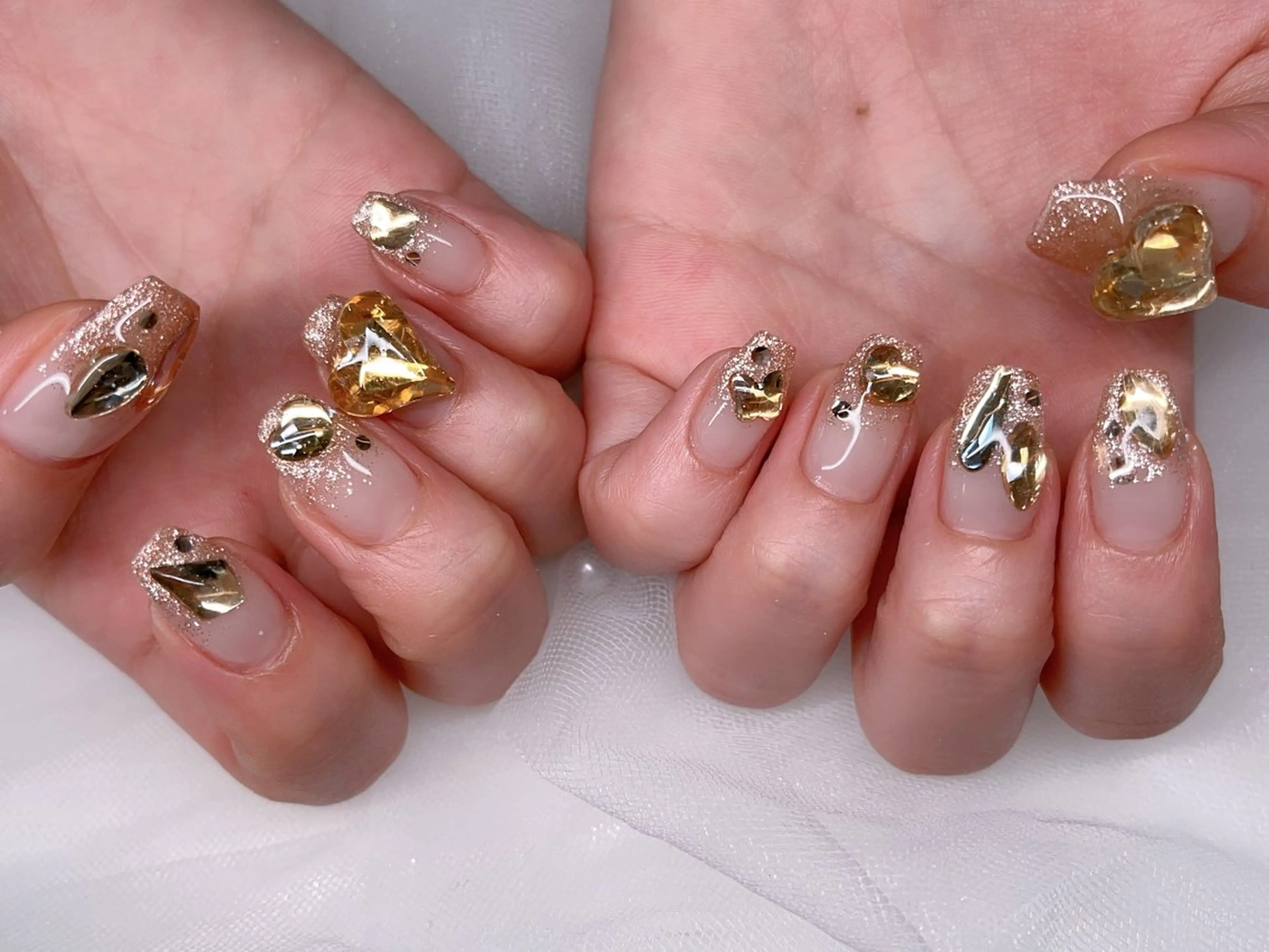 ネイル ハート 悦田joieange 京橋店のネイルデザイン