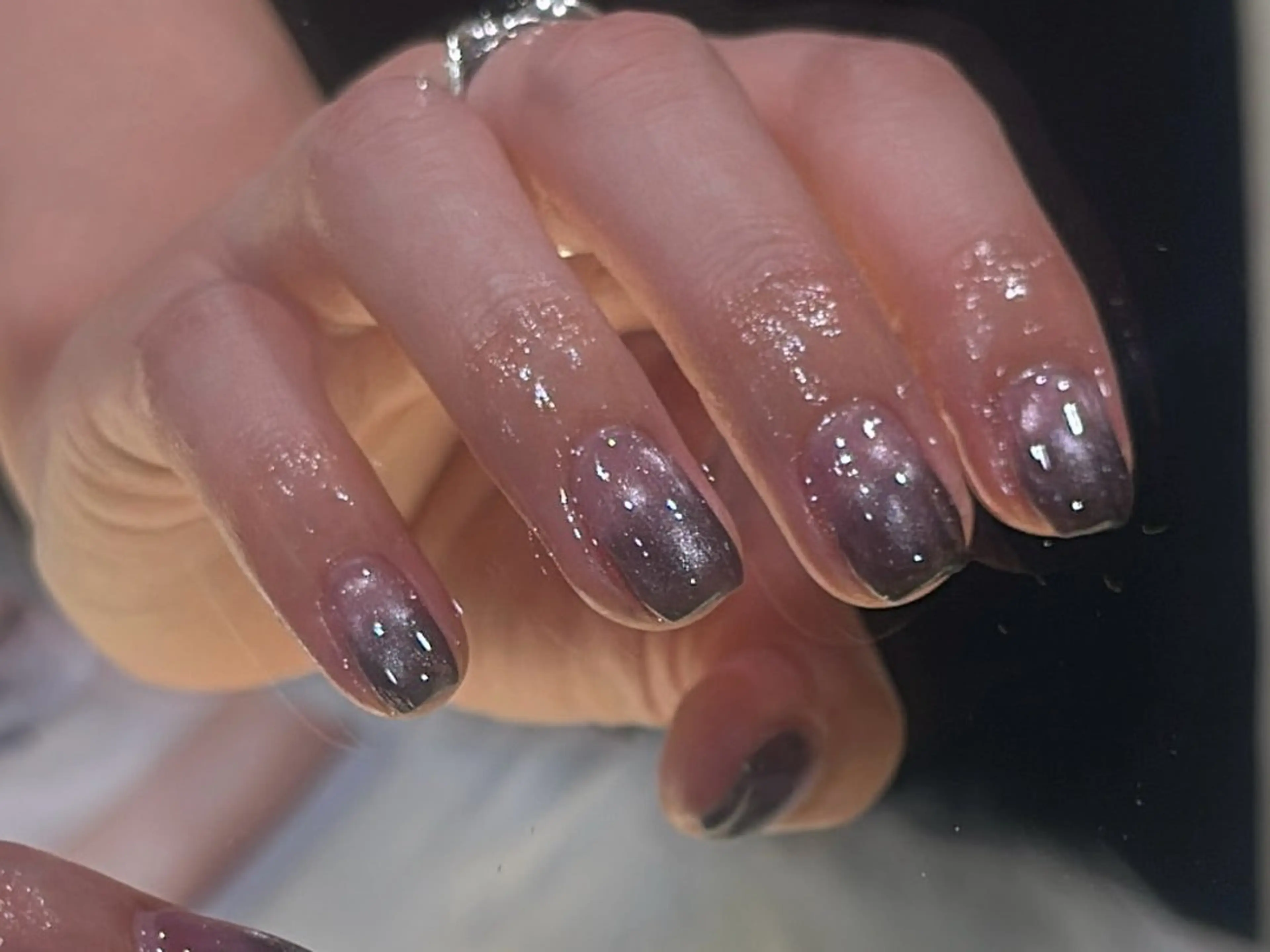 ネイル 氷ネイル・うるうるネイル ハンドネイル エムスラッシュセンター南sol所属・kano🫧 指名No.1💫のネイルデザイン