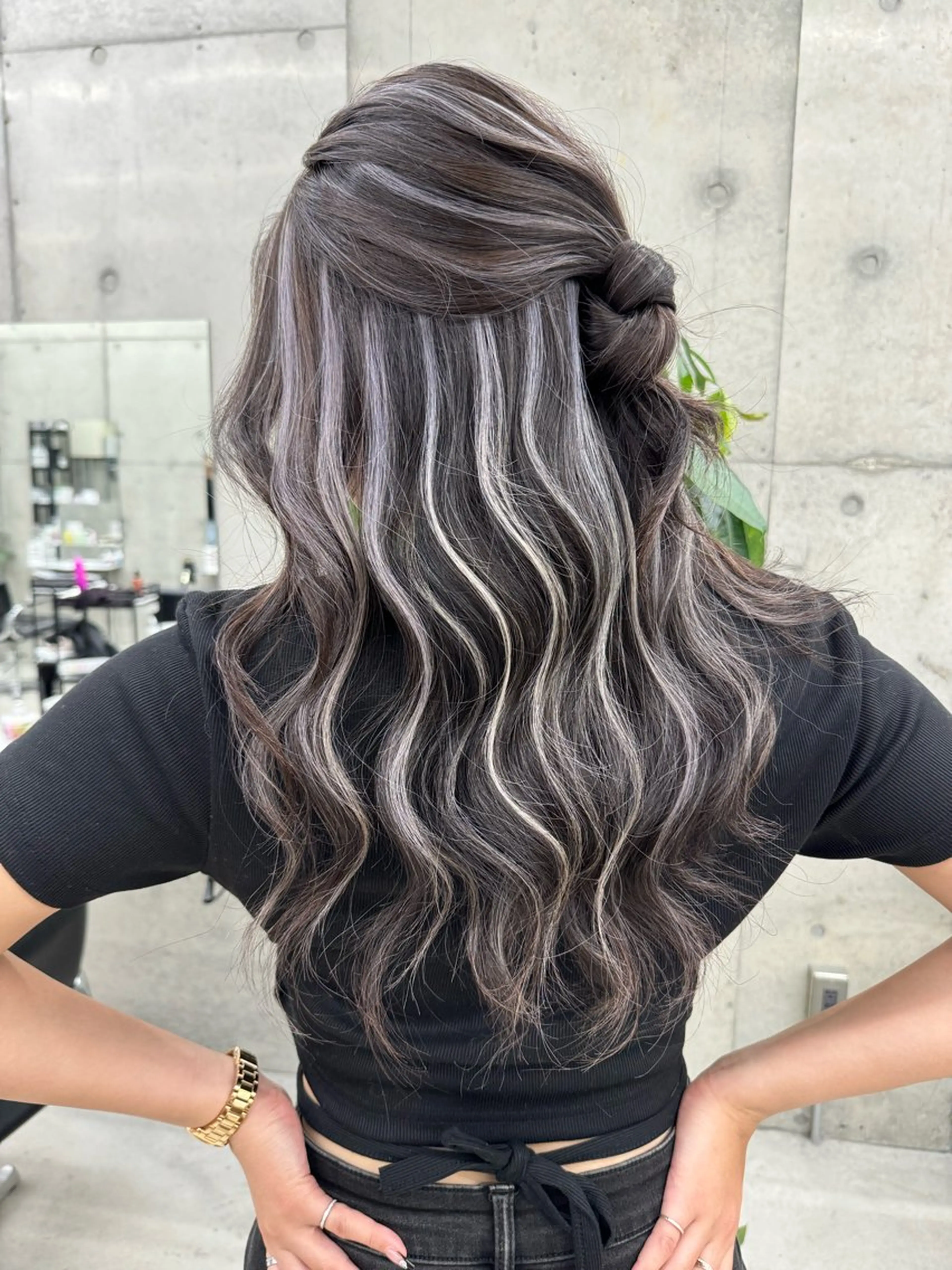 ロング LINOET 名古屋所属・中道 晶のヘアスタイル