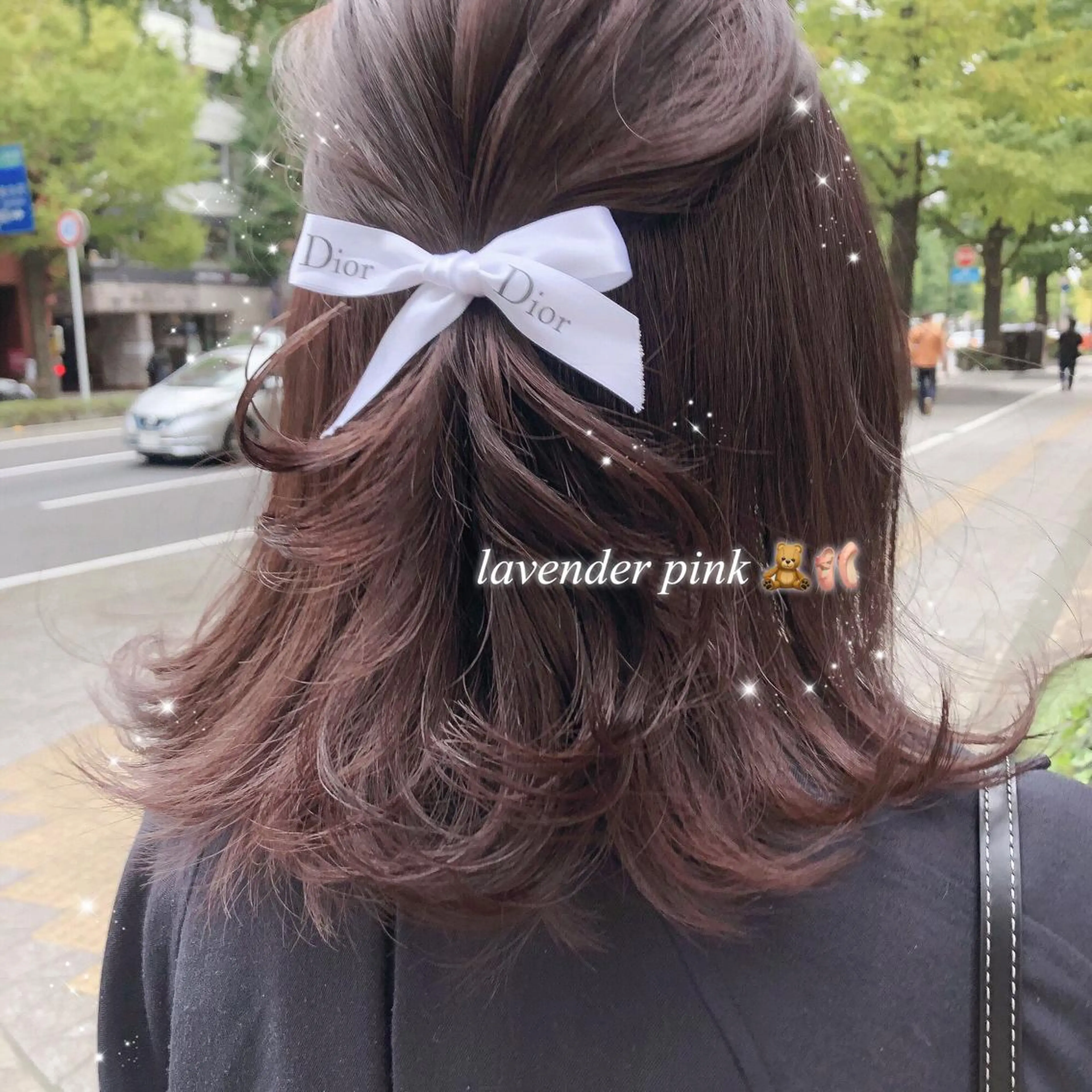 ミディアム 𝙢𝙞𝙮𝙪🎀 girly hairのヘアスタイル