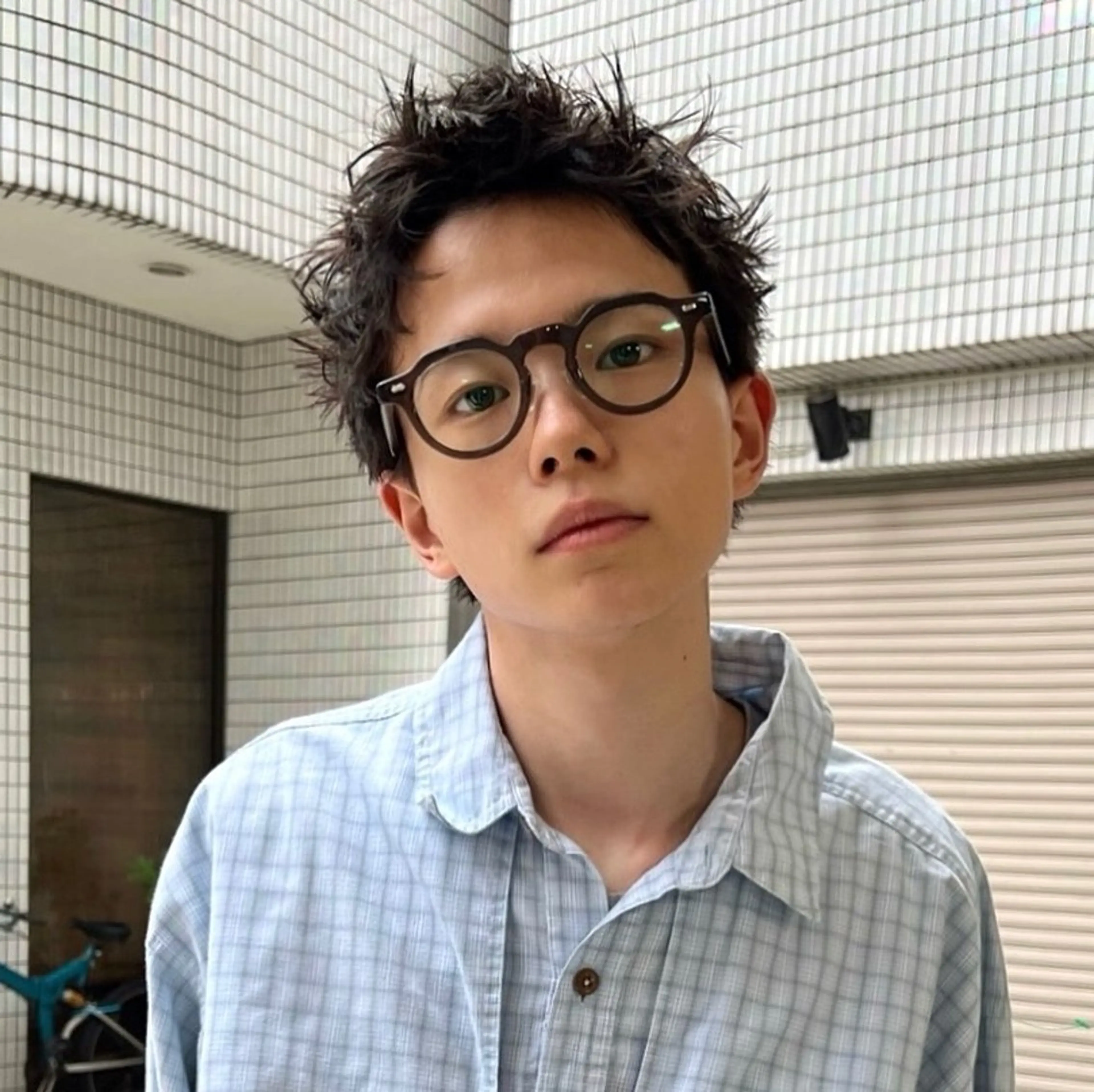 ショート パーマ メンズ スパイキーショート/ メンズヘア/hugeのヘアスタイル