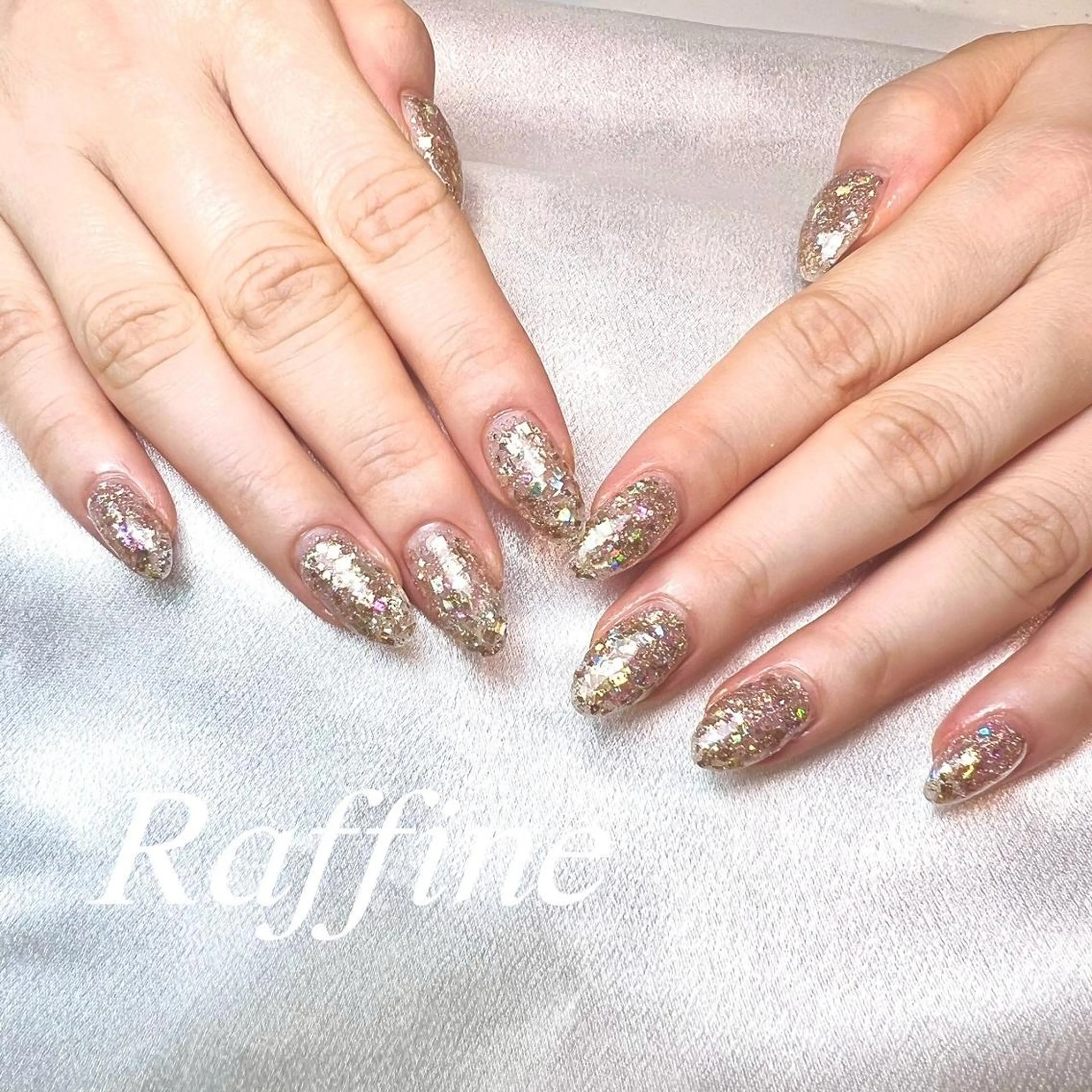 ネイル ハンドネイル RAFFINE haru🦋🩵のネイルデザイン