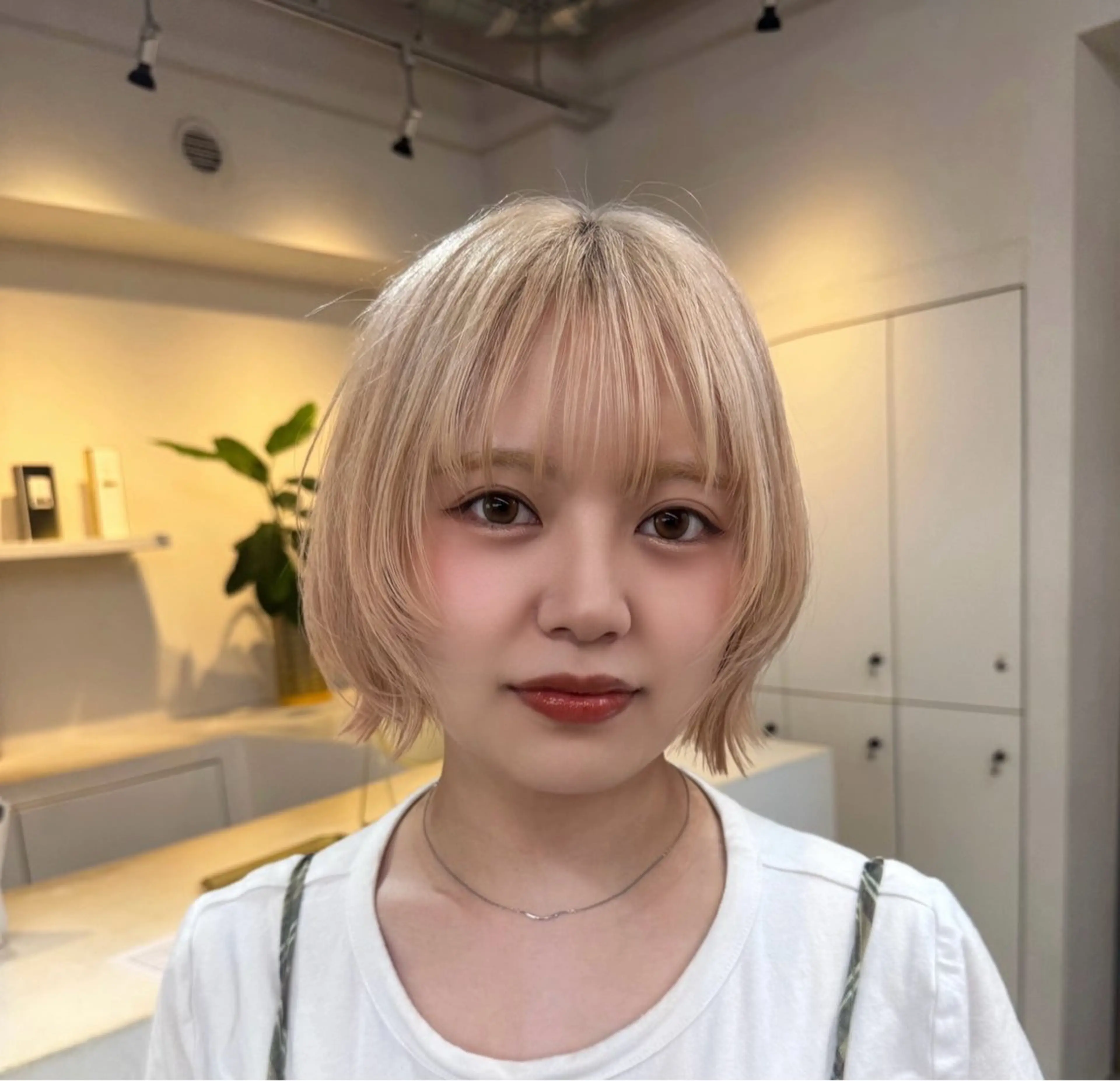 セミロング カット ヘアカラー トリートメント 表参道/kozue/ 艶髪/髪質改善のヘアスタイル