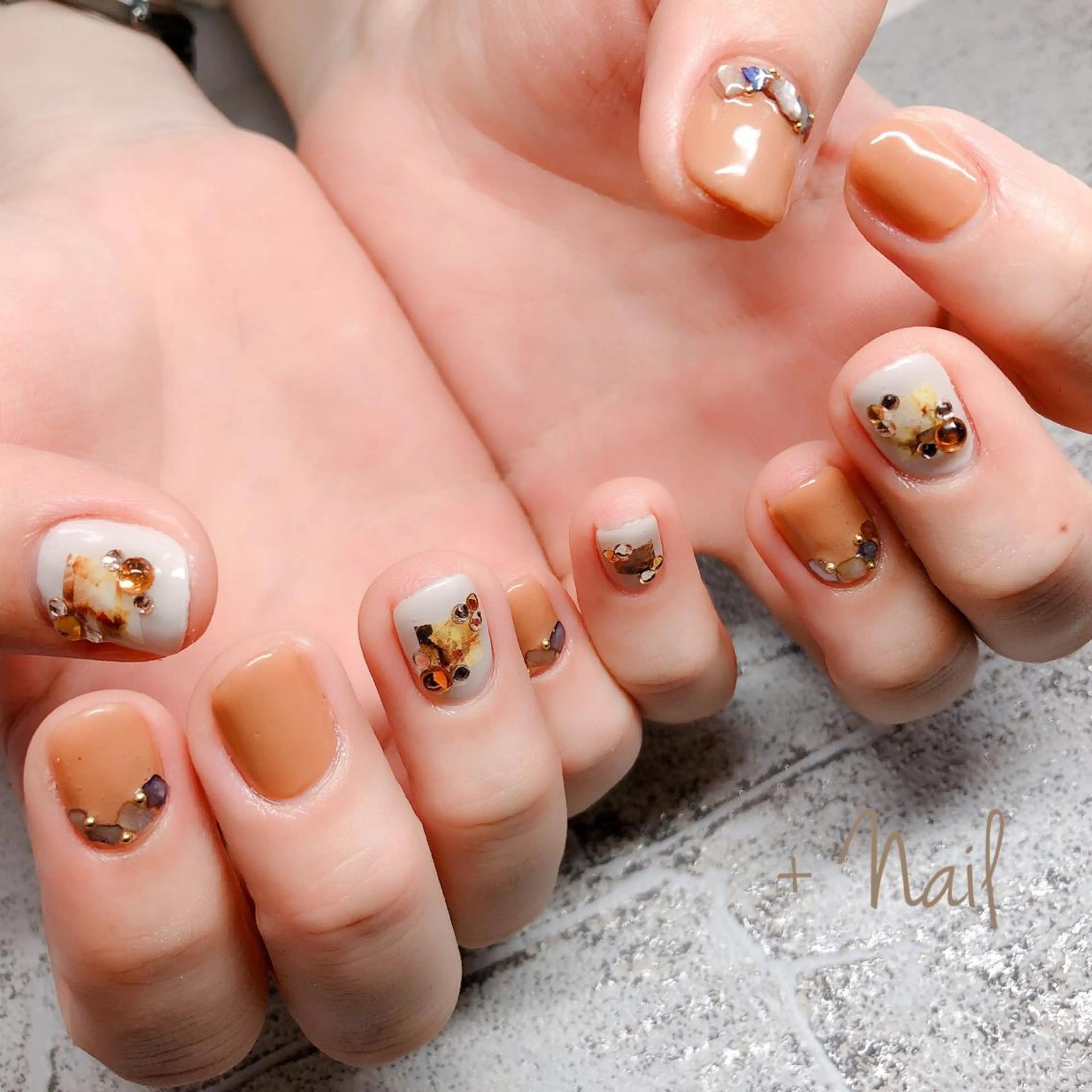 ネイル Aim* 深爪・自爪育成専門店のネイルデザイン