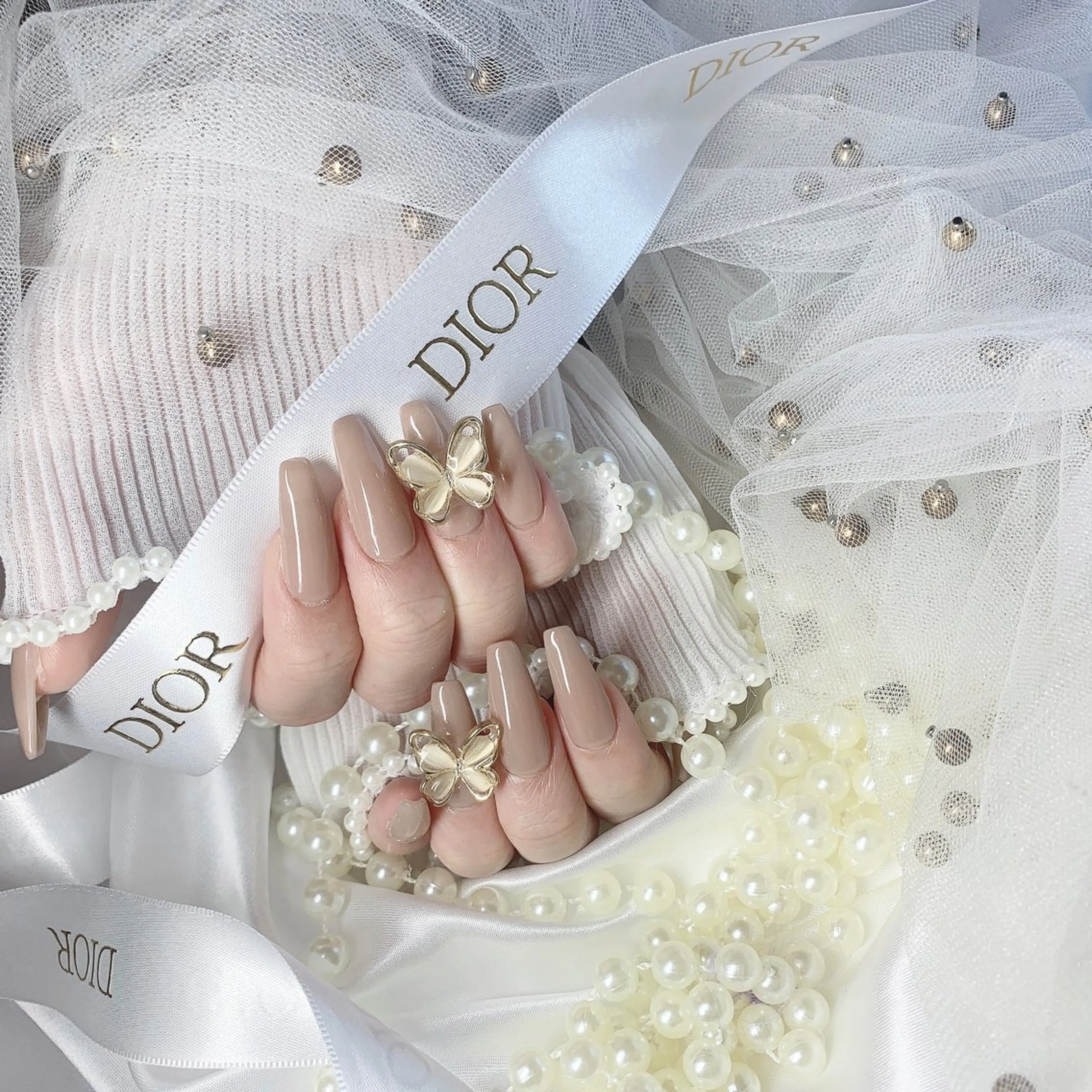 ネイル オーロラネイル 成人式 フットネイル 韓国ネイル ロングネイル ハンドネイル Yudia🦋 azuのネイルデザイン