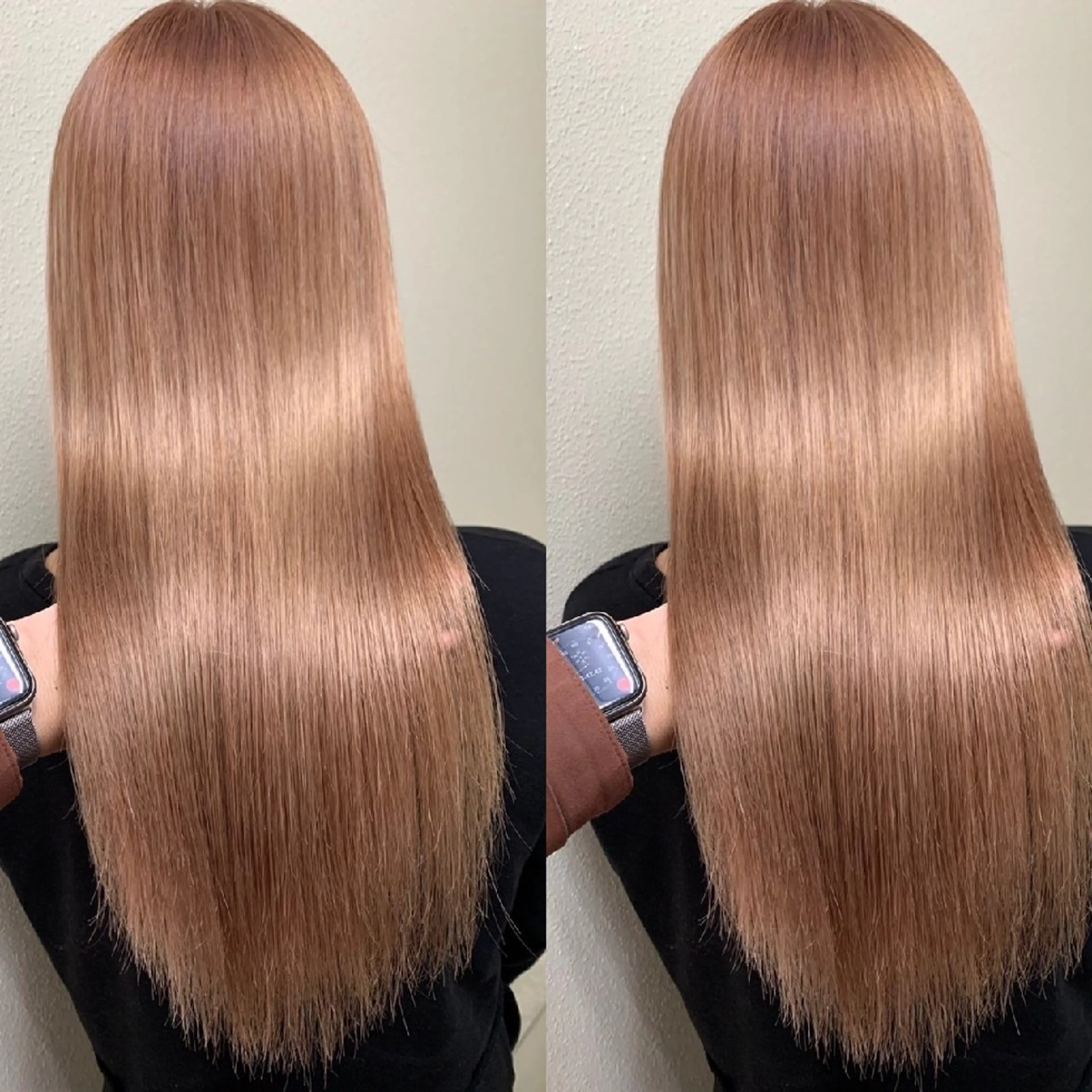 【ブリーチ無し】ダブルカラー+トリートメント!ロング料金無しの写真