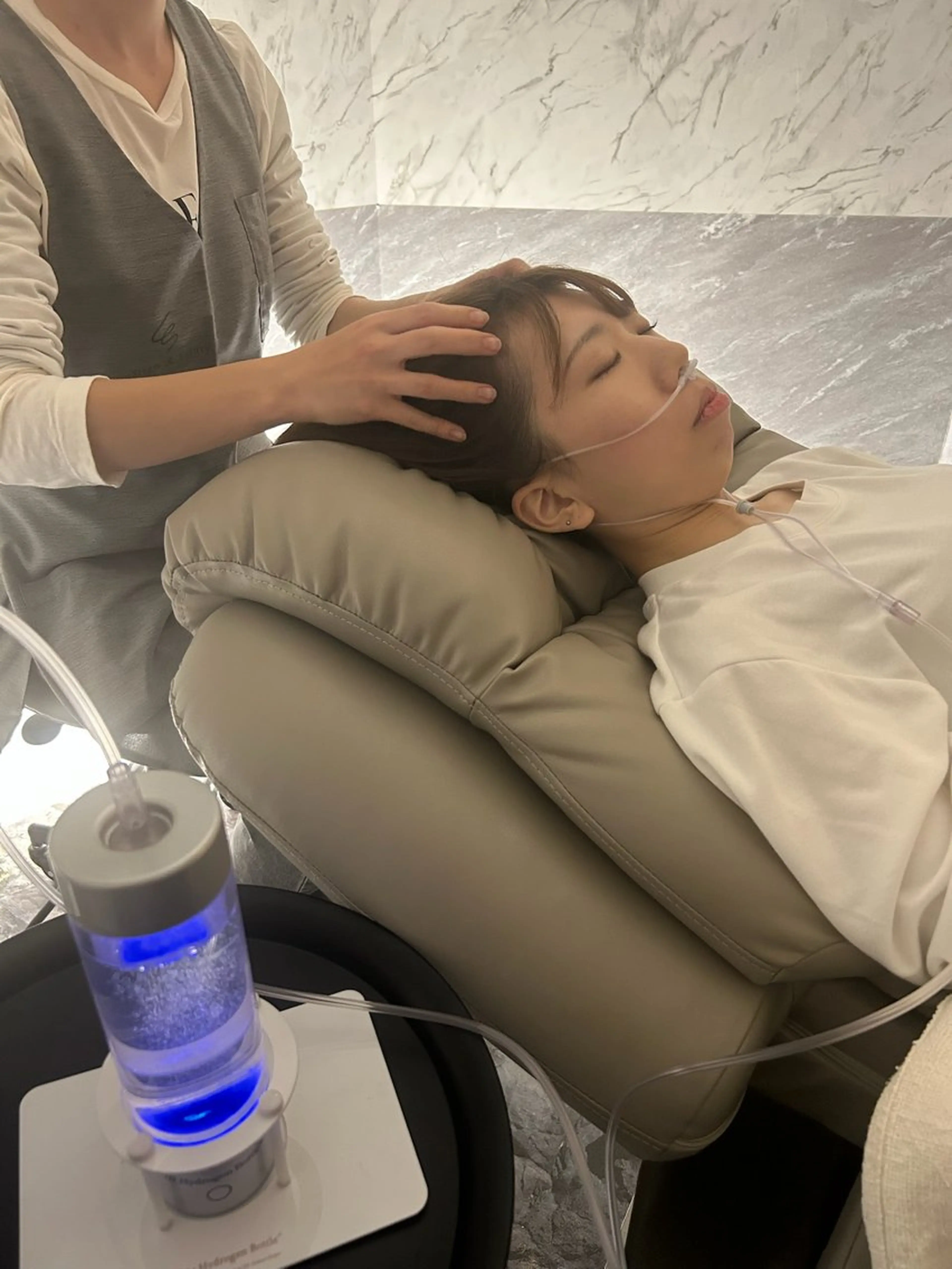 水素吸入50分+ドライヘッドスパ50分🩵初回限定🩵の写真