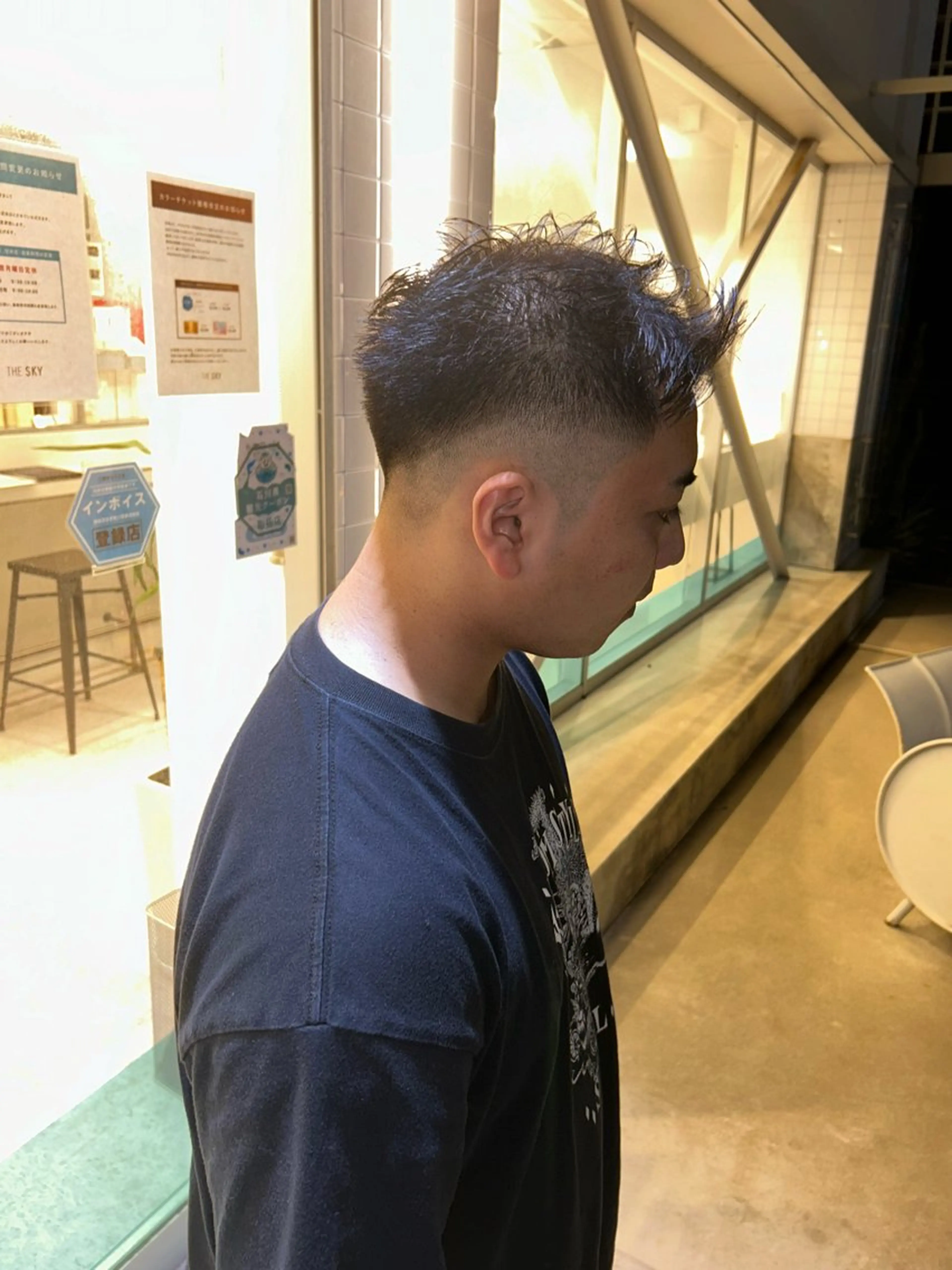 メンズ THE SKY所属・アダチ ヒナタのヘアスタイル