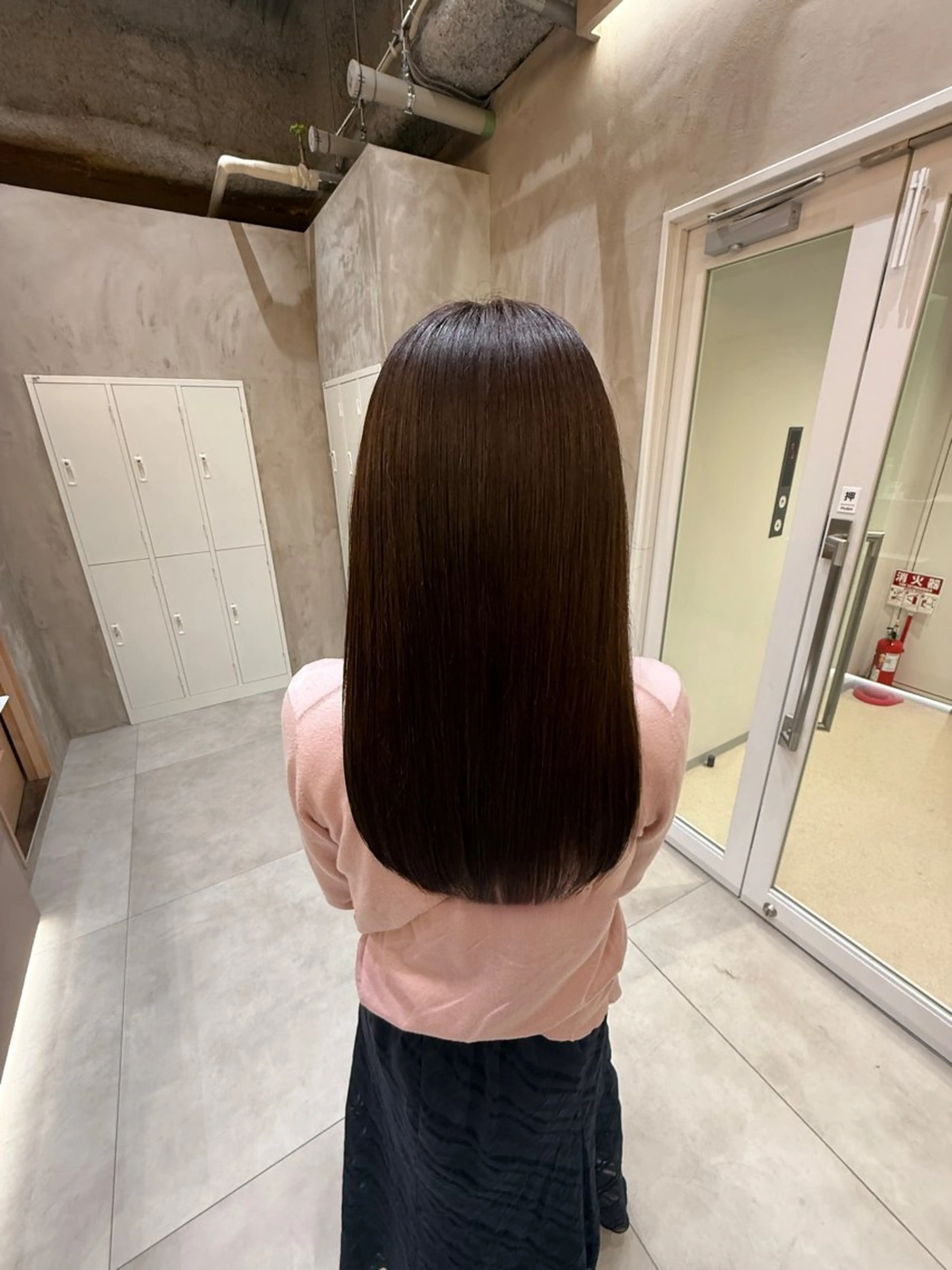 セミロング ヘアカラー トリートメント ✨赤味消しカラー✨ 韓国ヘア/古川恭平のヘアスタイル