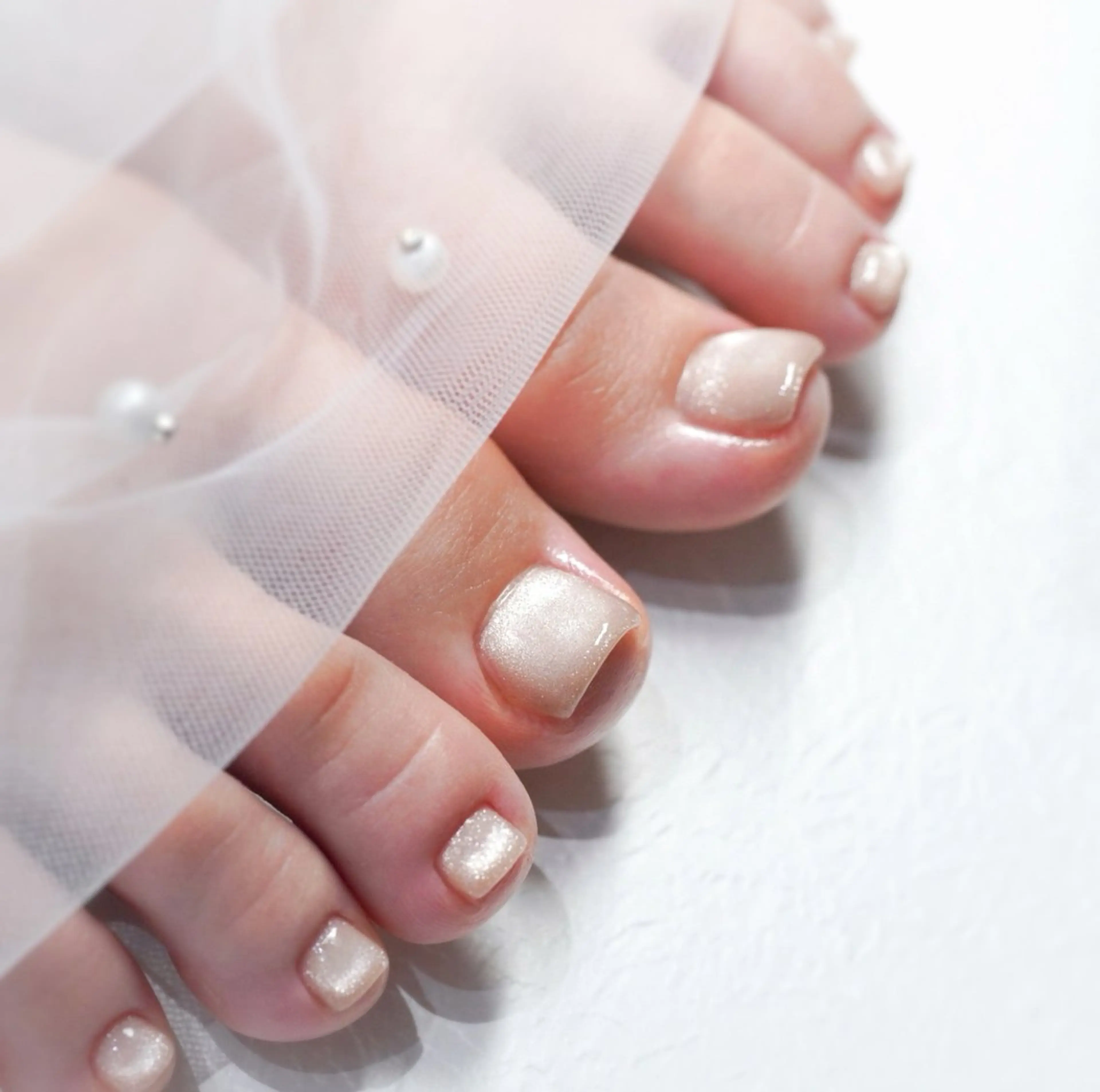 ミディアム フットネイル Re nail所属・Re nailのネイルデザイン