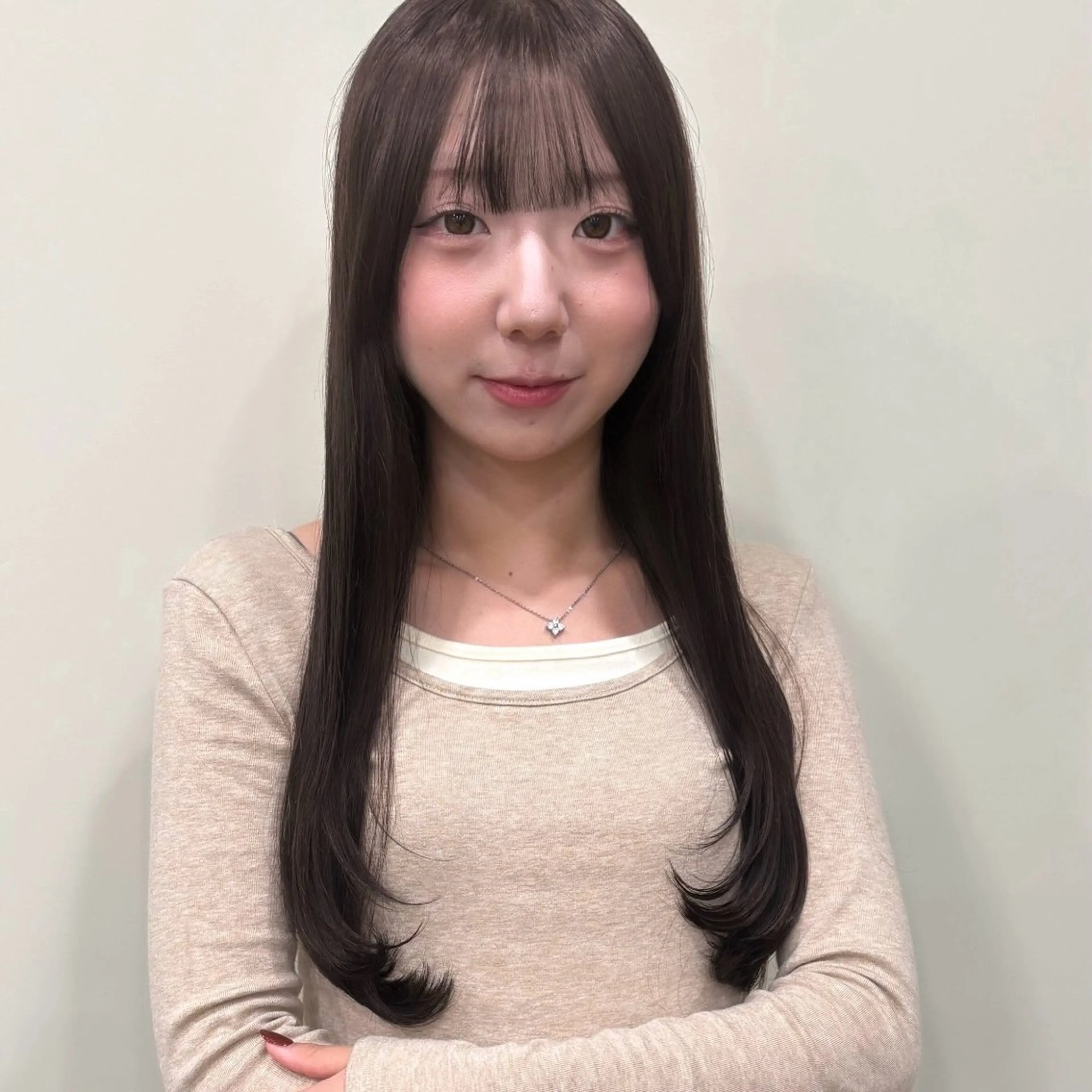 ロング カラー カット ヘアカラー hana/艶髪 /透明感カラー🪞のヘアスタイル