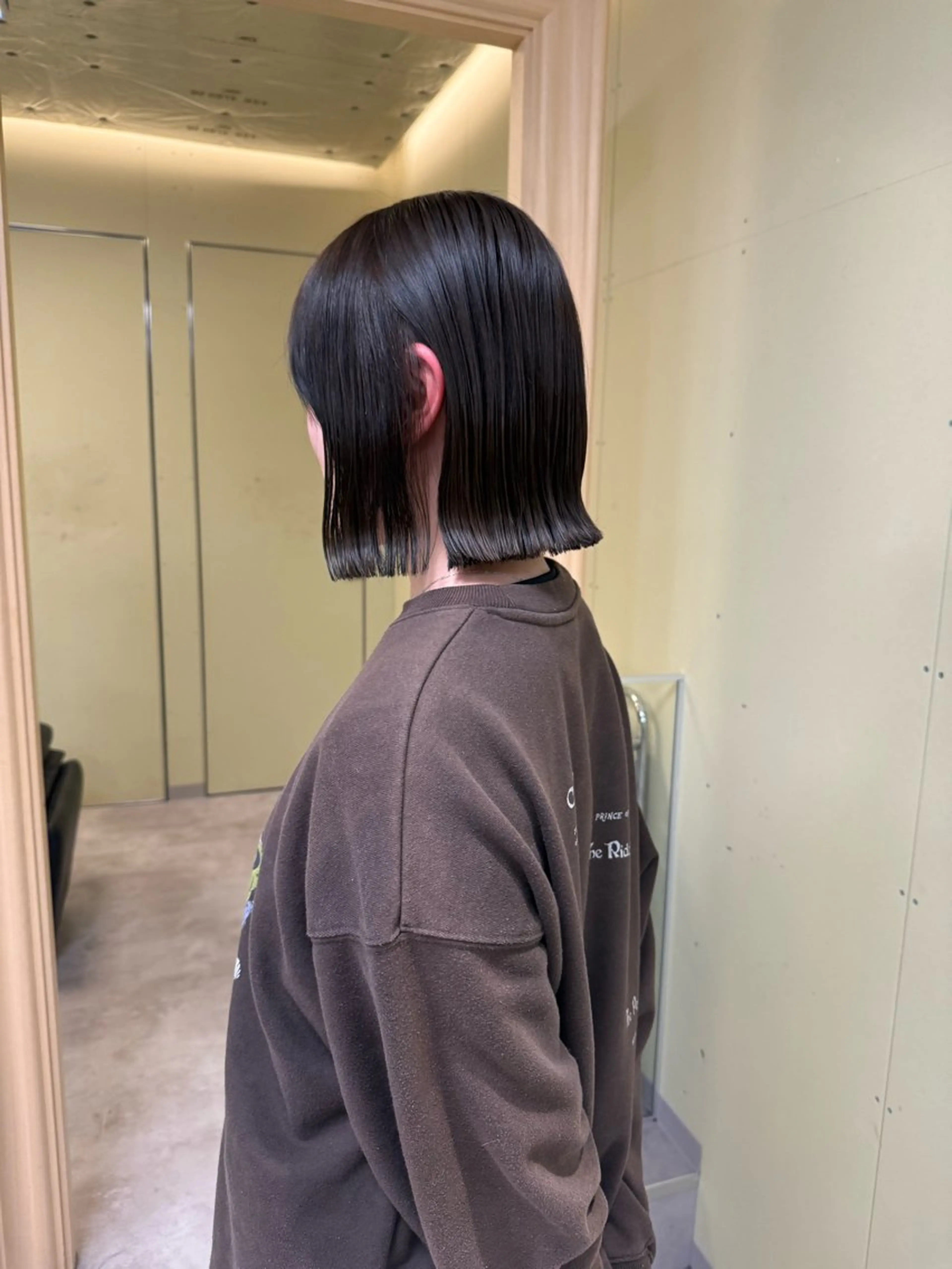 ショート カラー カット ヘアカラー トリートメント 伶風/ボブ/ ヘーゼルベージュのヘアスタイル