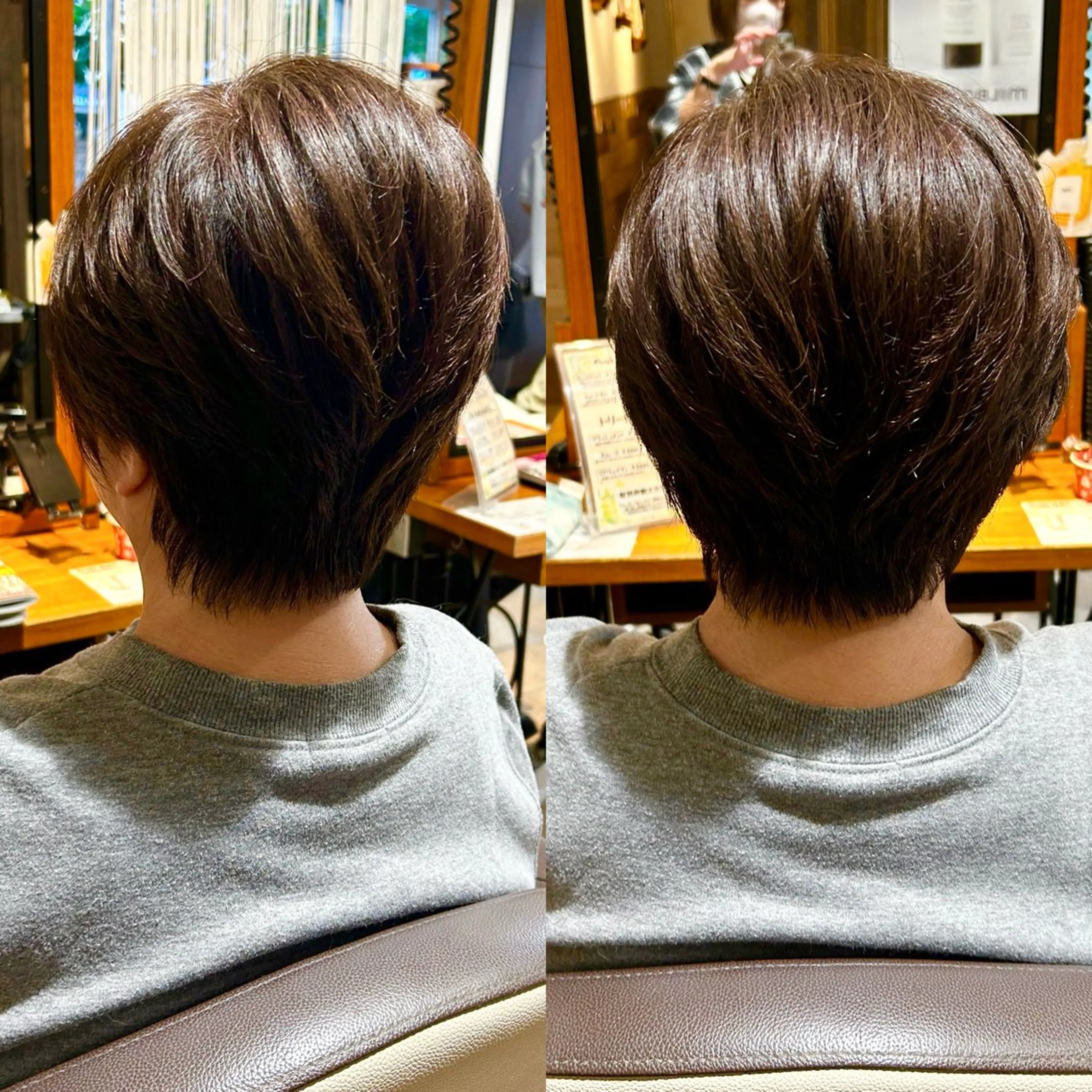 カット➕白髪染めカラー➕トリートメントの写真