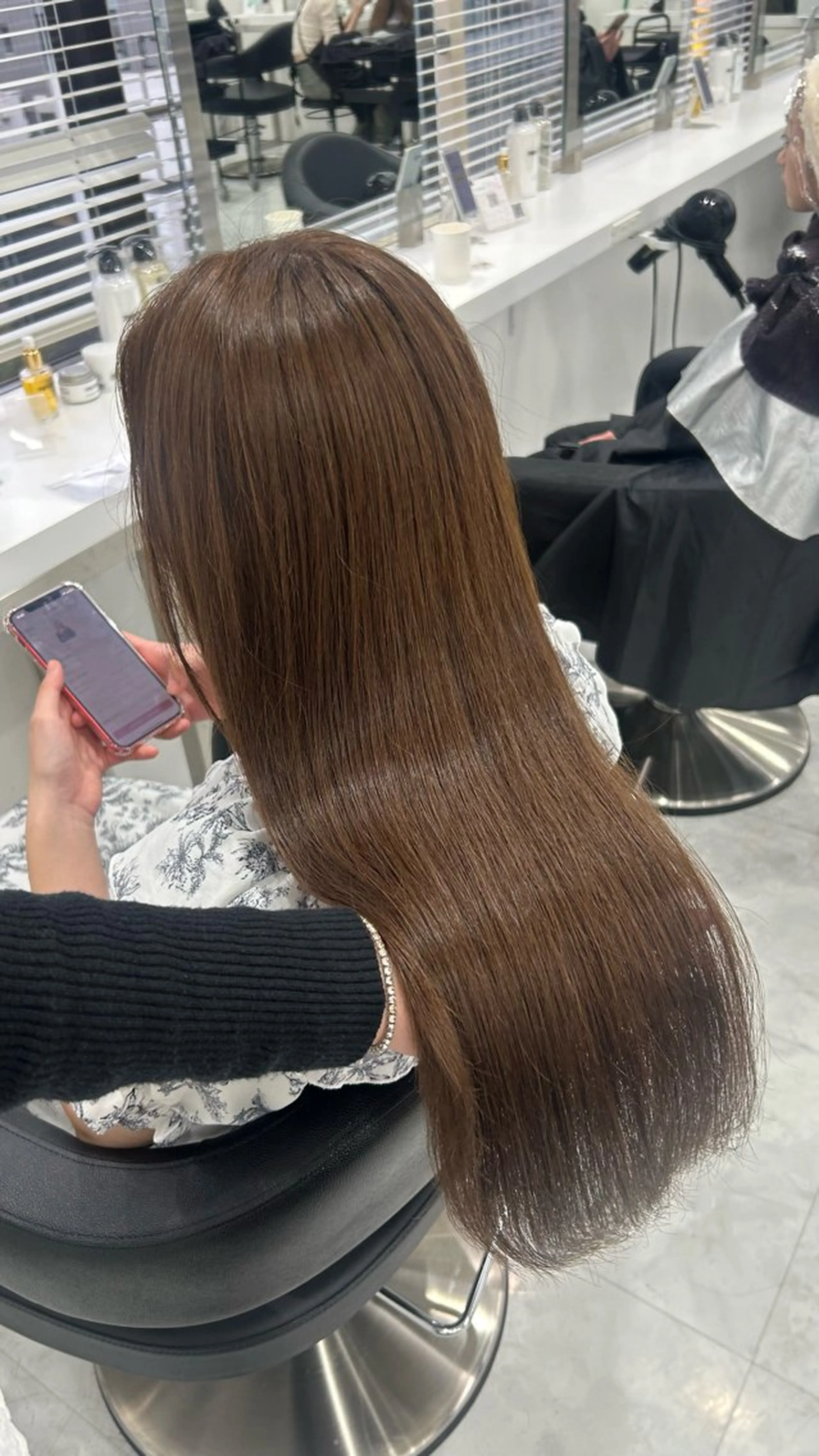 ロング カラー パーマ ヘアアレンジ メンズ キッズ ヘアカラー トリートメント 🩶盛れ✖️韓国ヘア 🩶Himari🎀のヘアスタイル