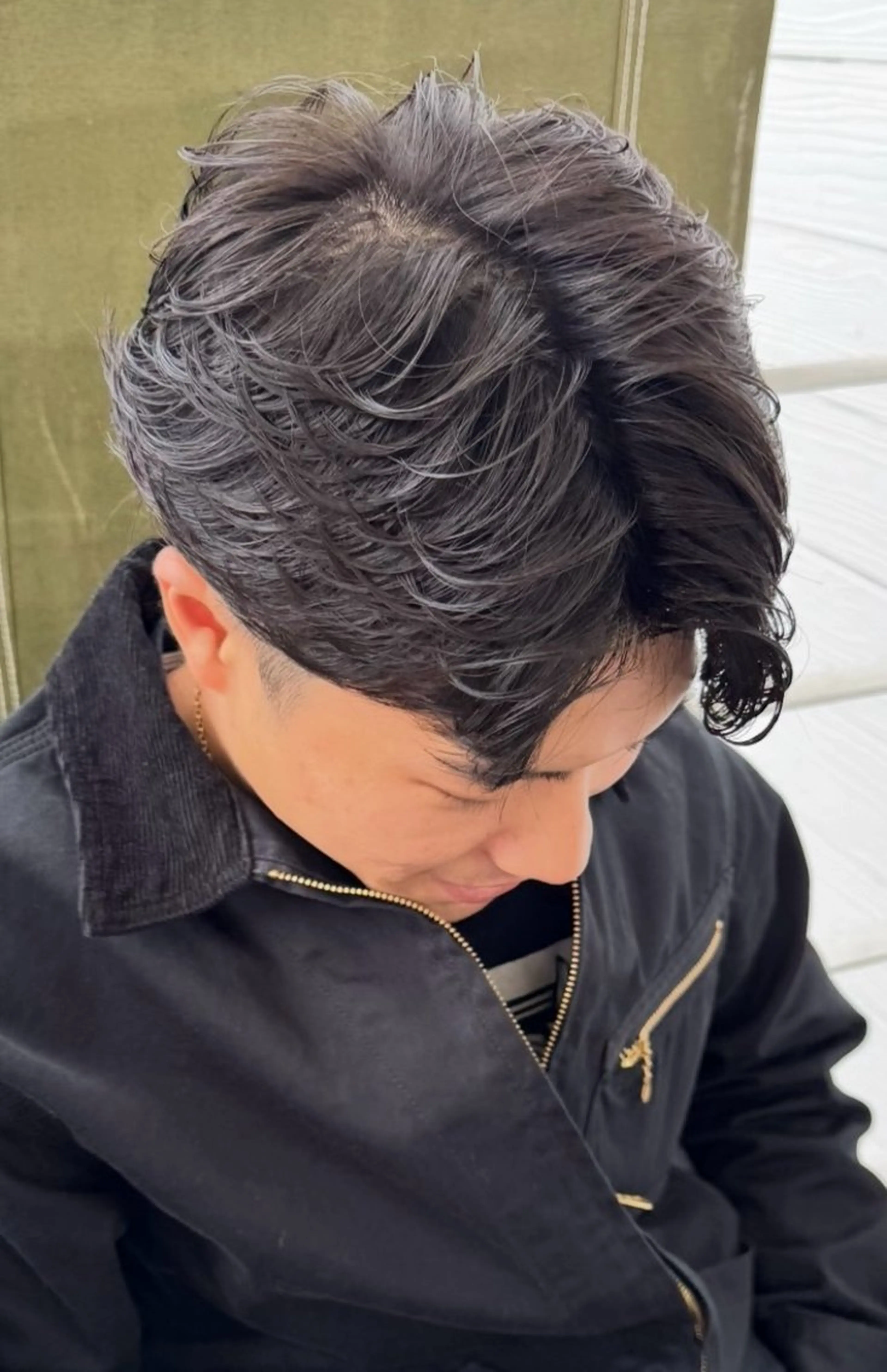 ショート カット パーマ “slow” 岡本海万。のヘアスタイル