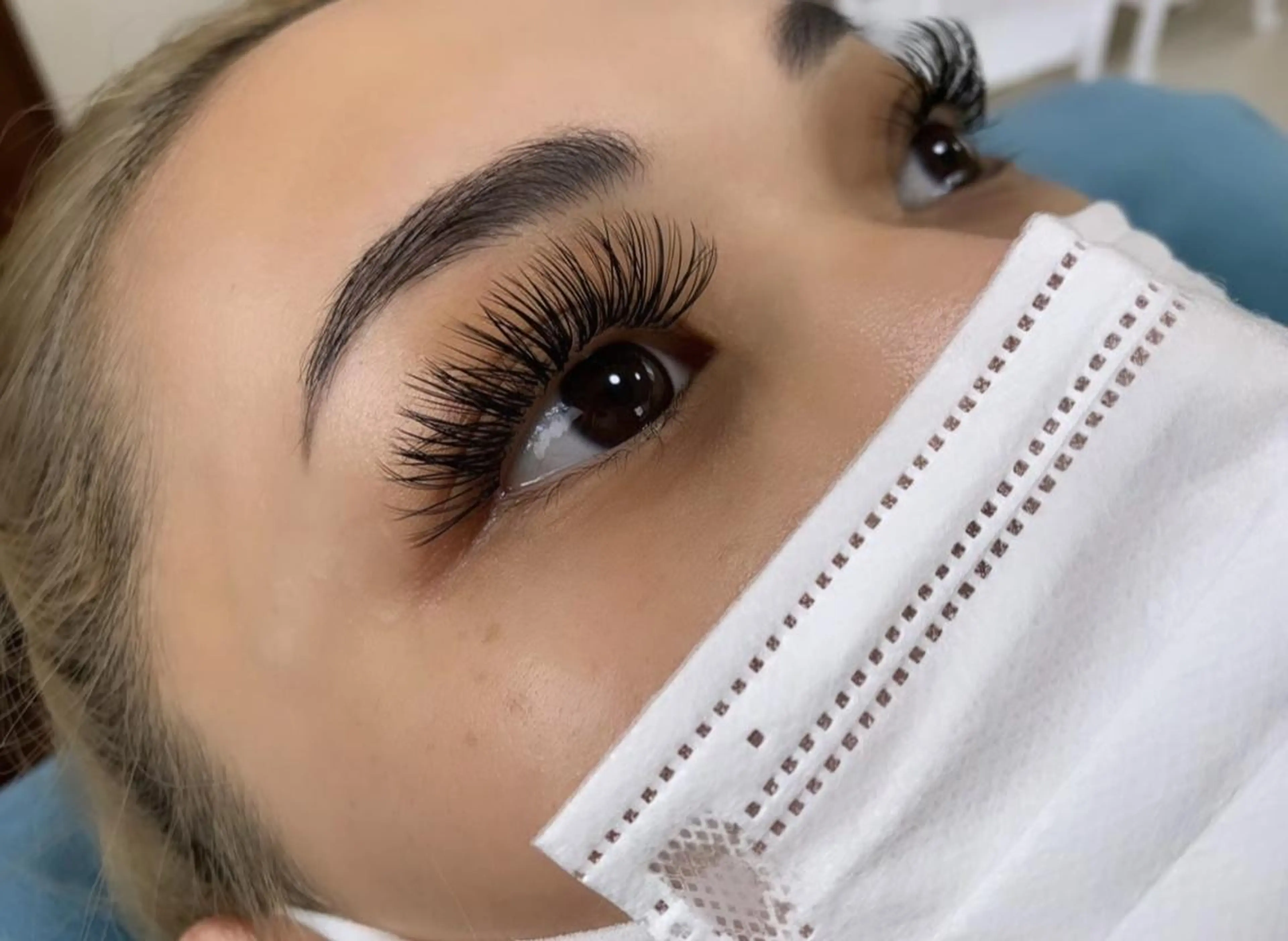 マツエク・マツパ ゴージャス マツエク 束感♪韓国風 推し活ヘアセットのマツエク・マツパデザイン