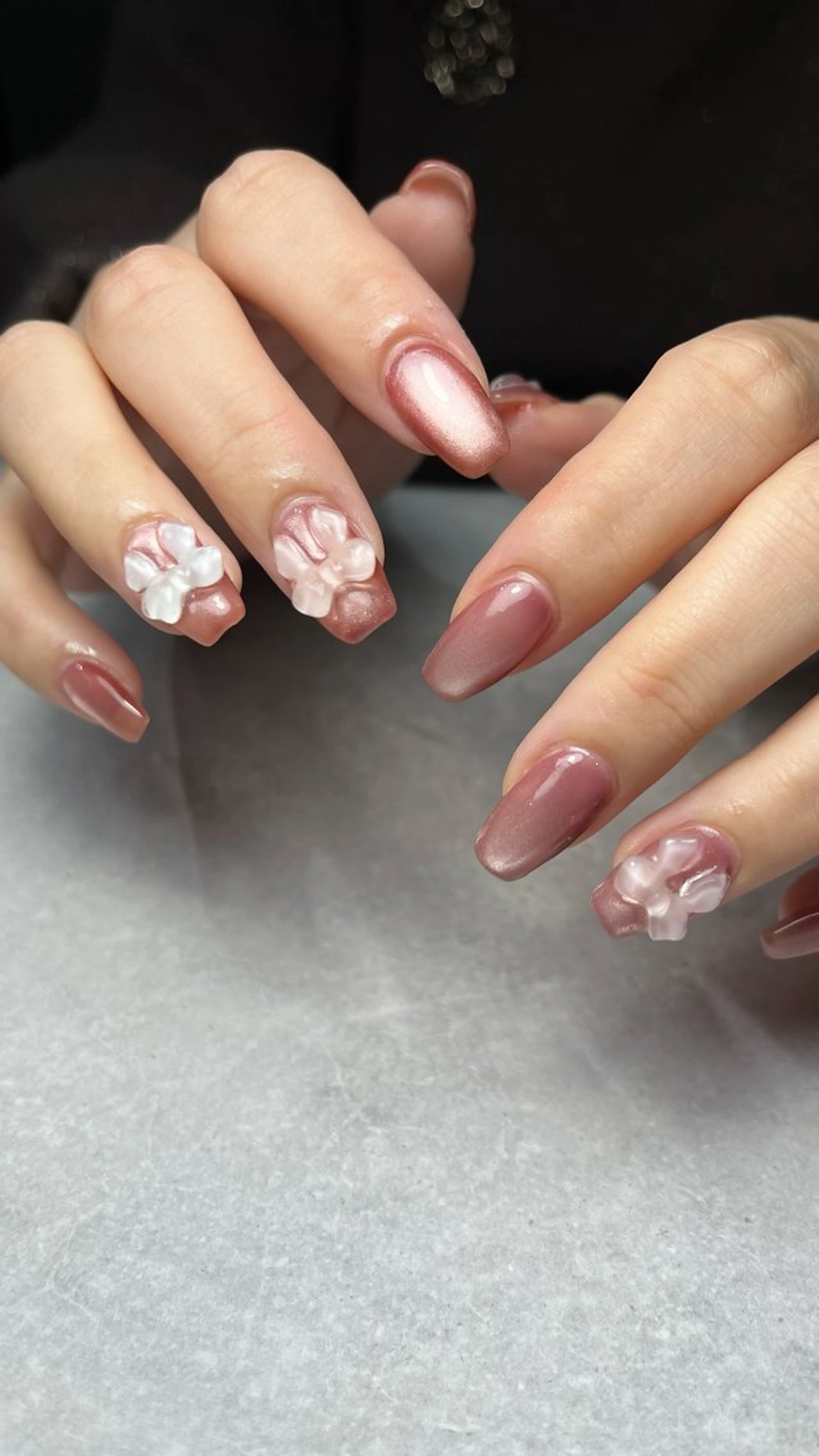 ネイル ハンドネイル 🤎Two ERI🤎のネイルデザイン