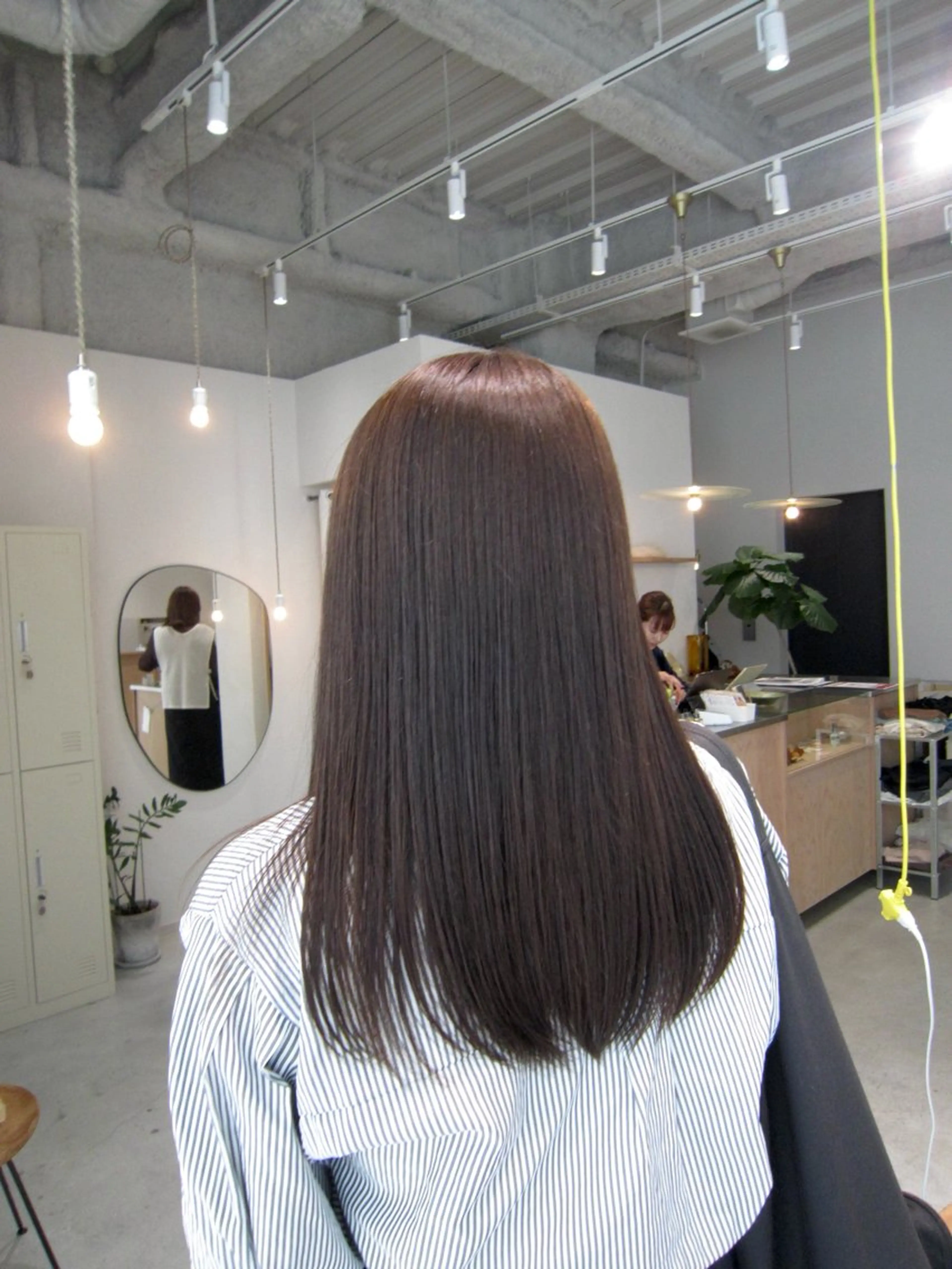 ロング カラー ブラウンカラー オリーブブラウン ヘアカラー kici所属・🌷似合わせカラー 🌷/岡崎/アイ🐰のヘアスタイル