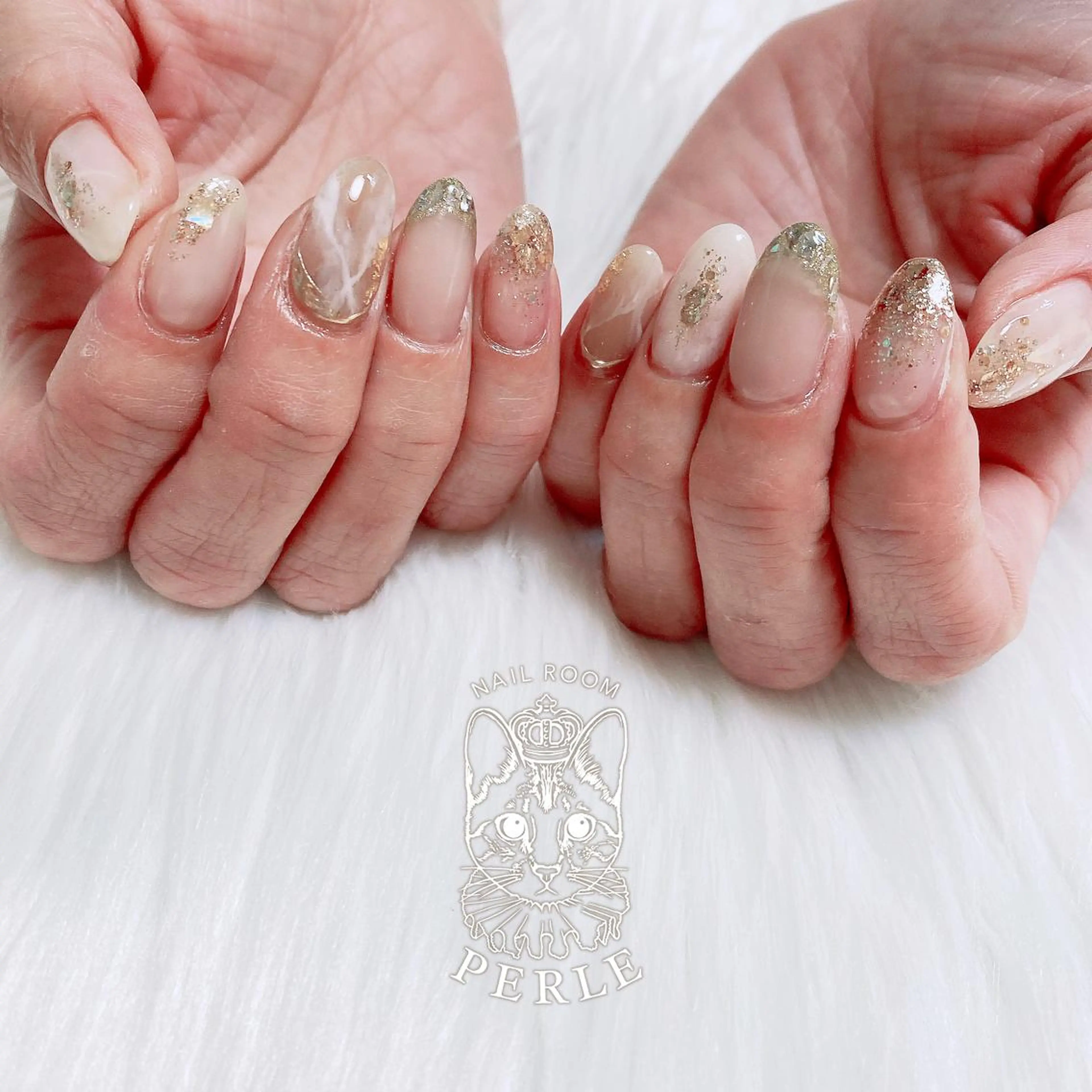 ネイル ハンドネイル nail room Perleのネイルデザイン