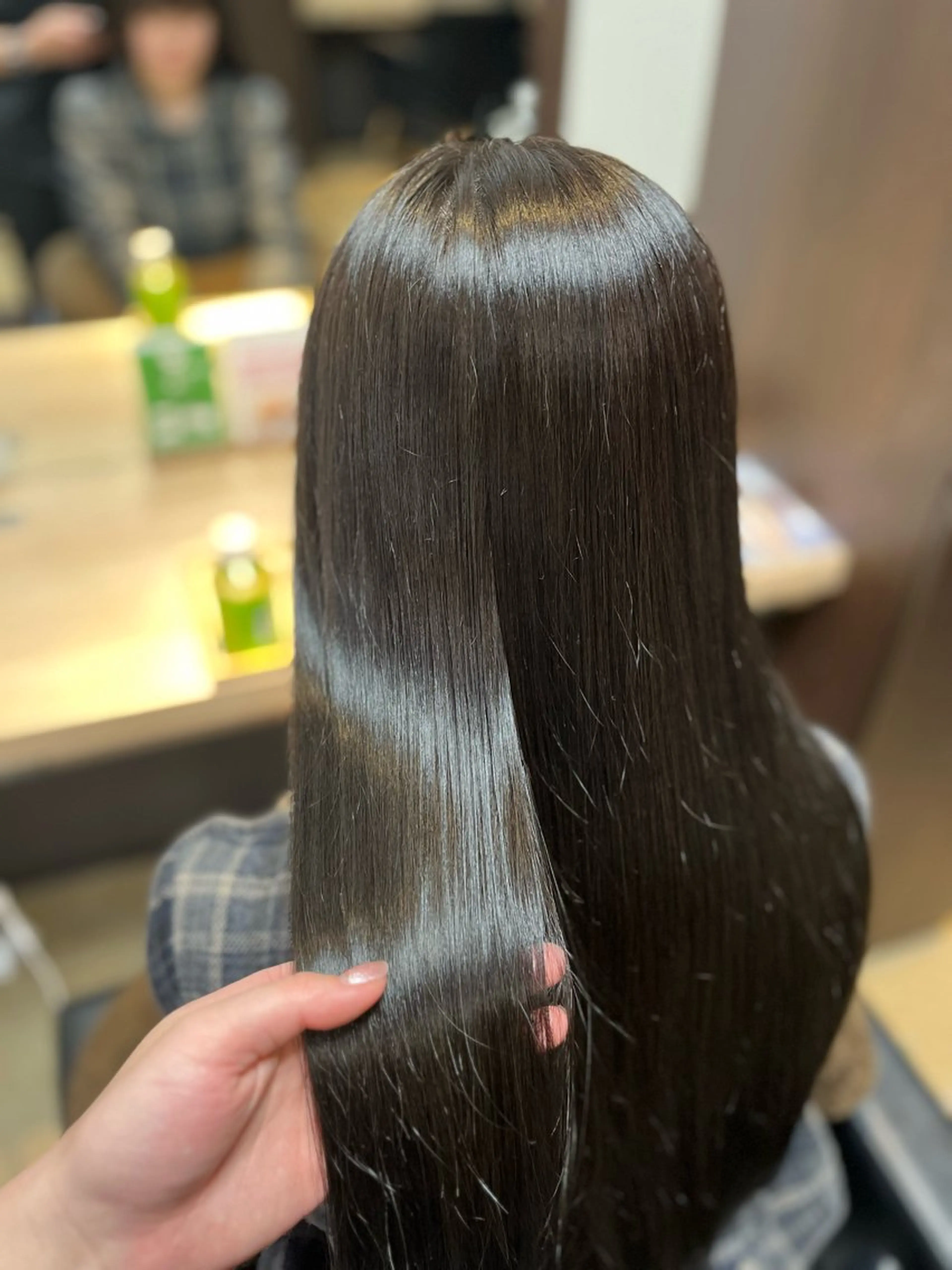 ロング カラー 黒髪 モデル募集中🌼 岩下陽万里のヘアスタイル