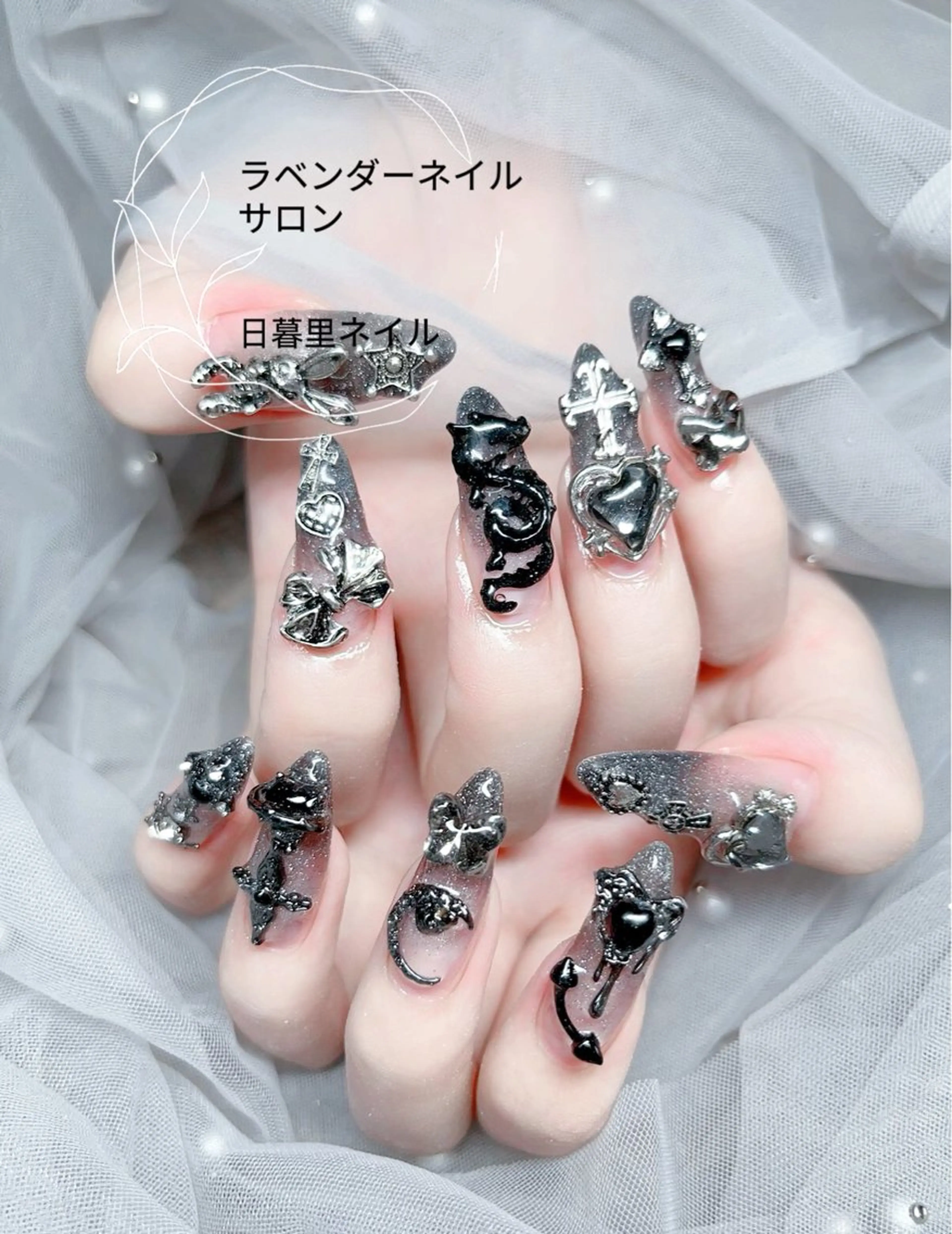 ネイル ラベンダー💖日暮里 ルル💖ネイルのネイルデザイン