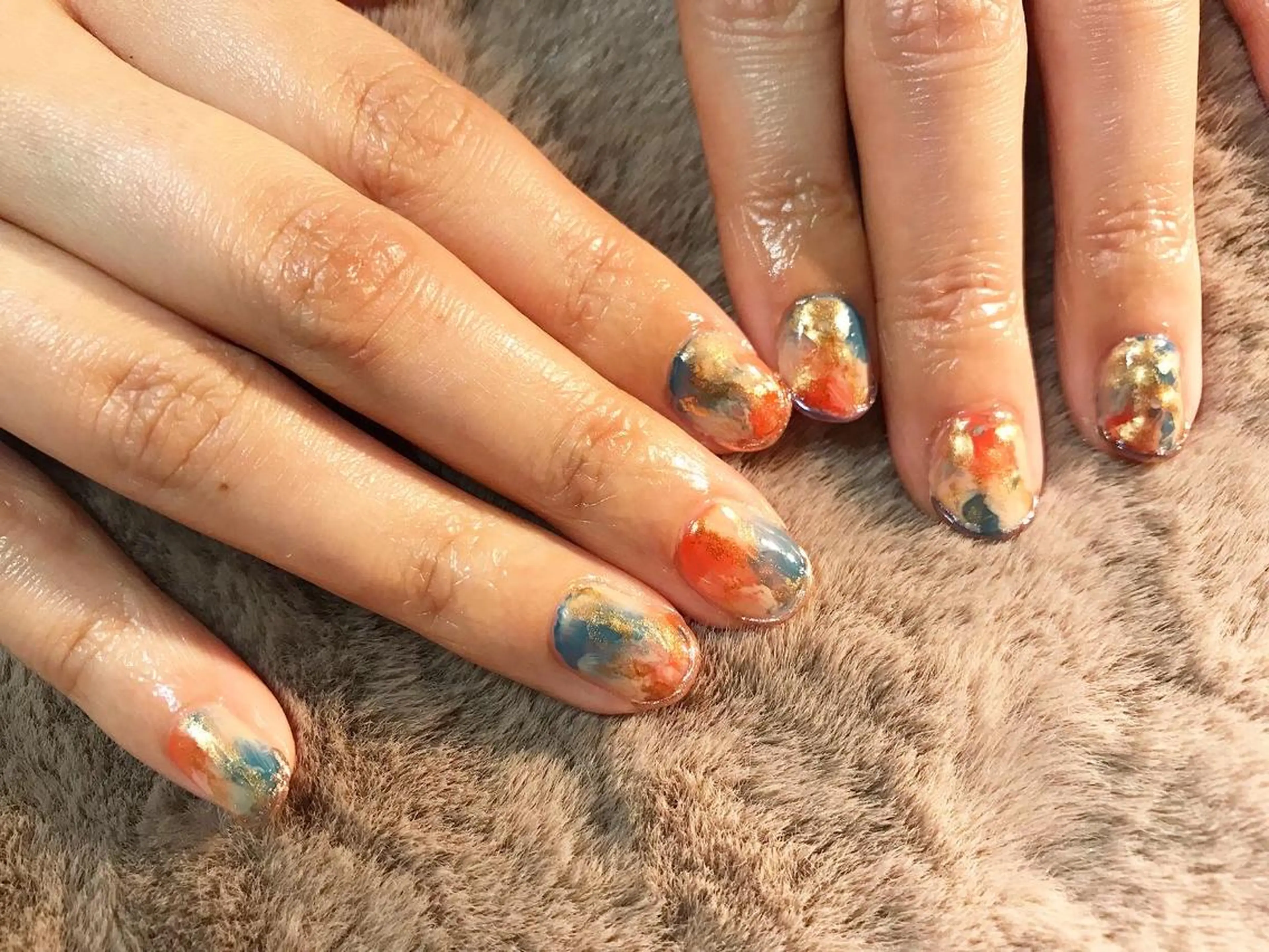 ネイル アートネイル ミラーネイル ニュアンスネイル Kimura Yukoのネイルデザイン