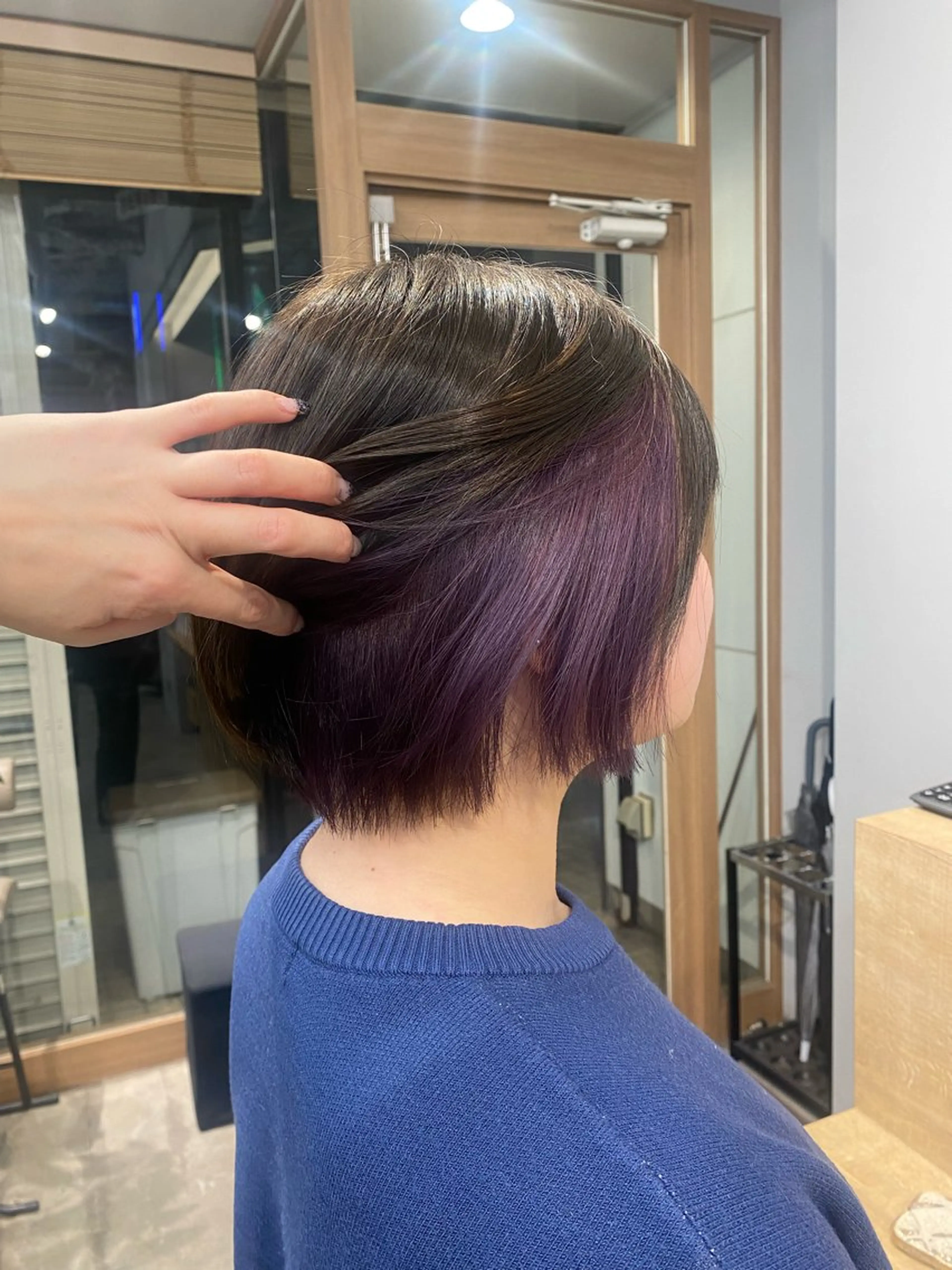 ショート カラー ラベンダーカラー 🐾Libero🐾 柏　KONOMIのヘアスタイル
