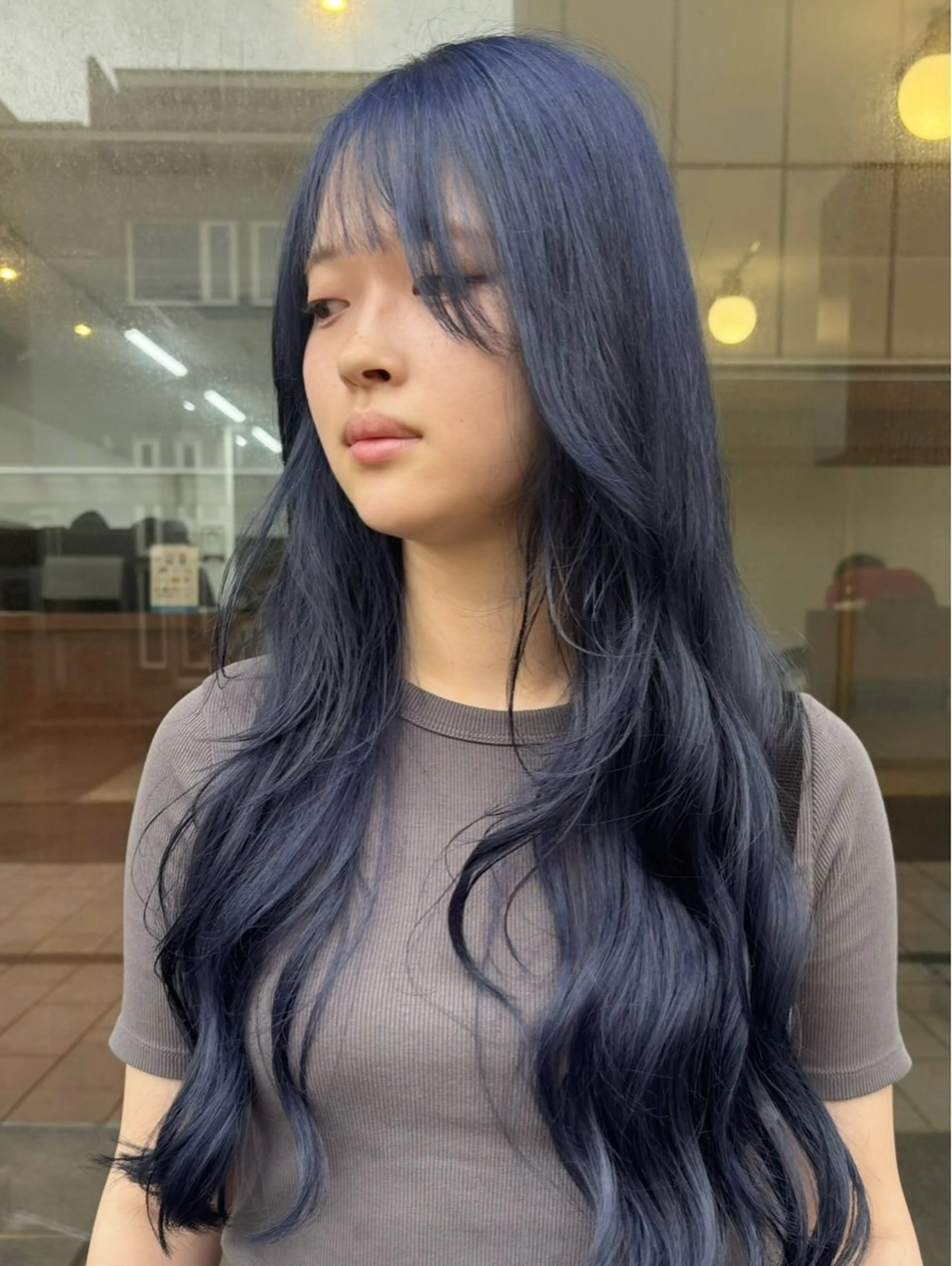 ロング ヘアカラー 🌈トップデザイナー 金沢駅近nanamiのヘアスタイル