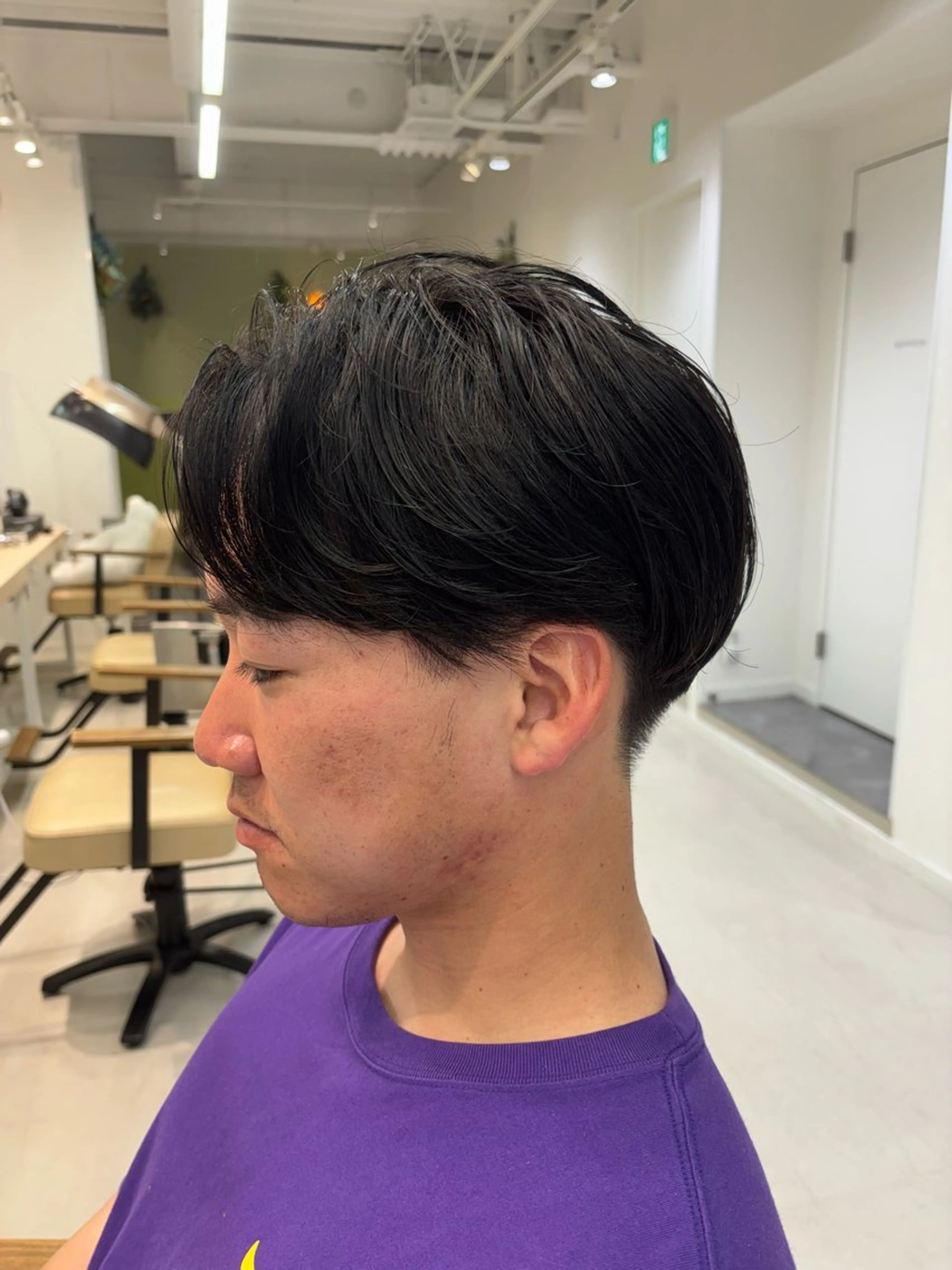 【選べるケアクリームパーマ】ニュアンス or フェザーパーマ＋メンズカットの写真