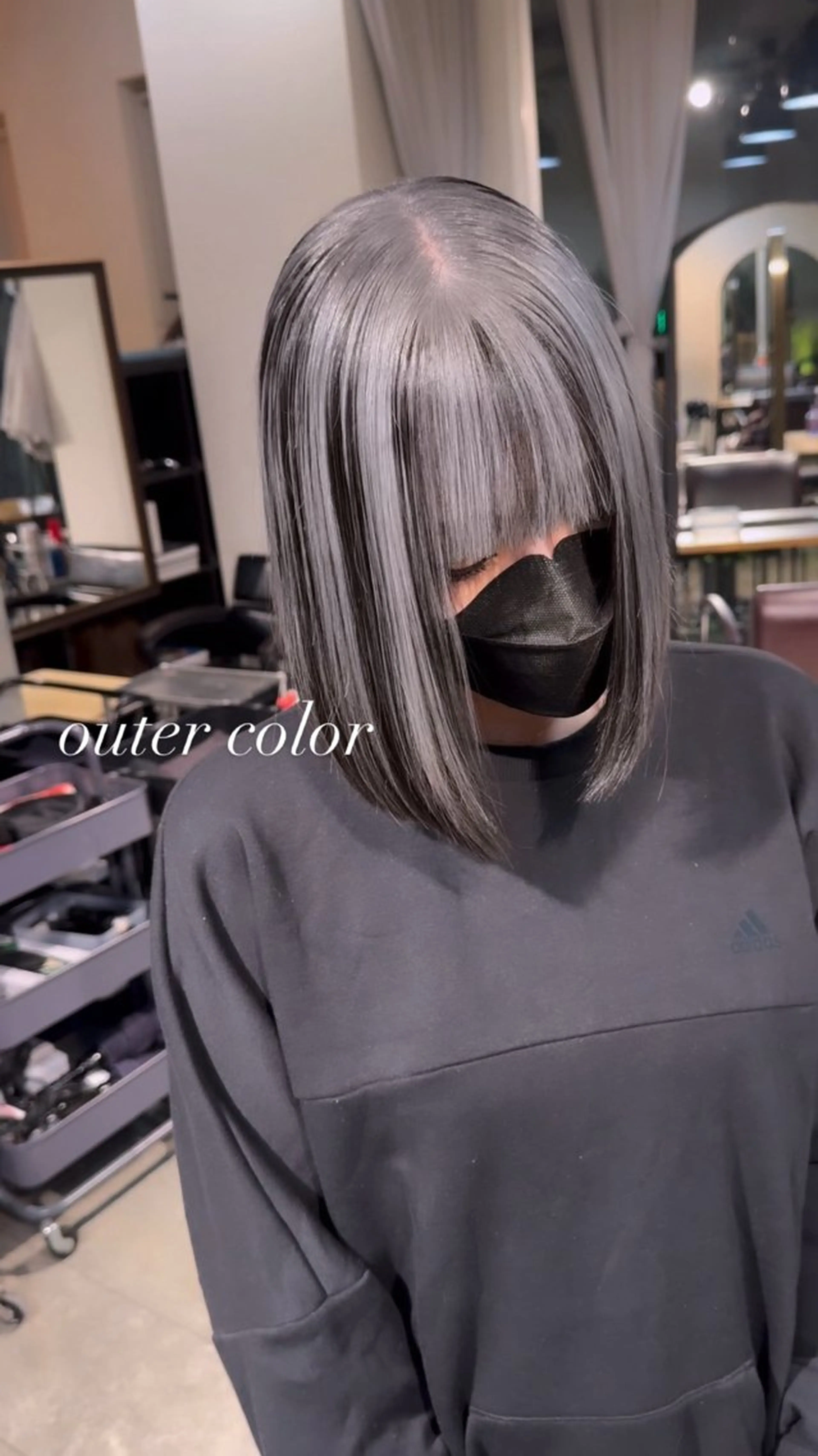 ショート カラー カット ヘアカラー トリートメント ヘアセット 💜ハイトーン💛 マジカルかいちゃんのヘアスタイル