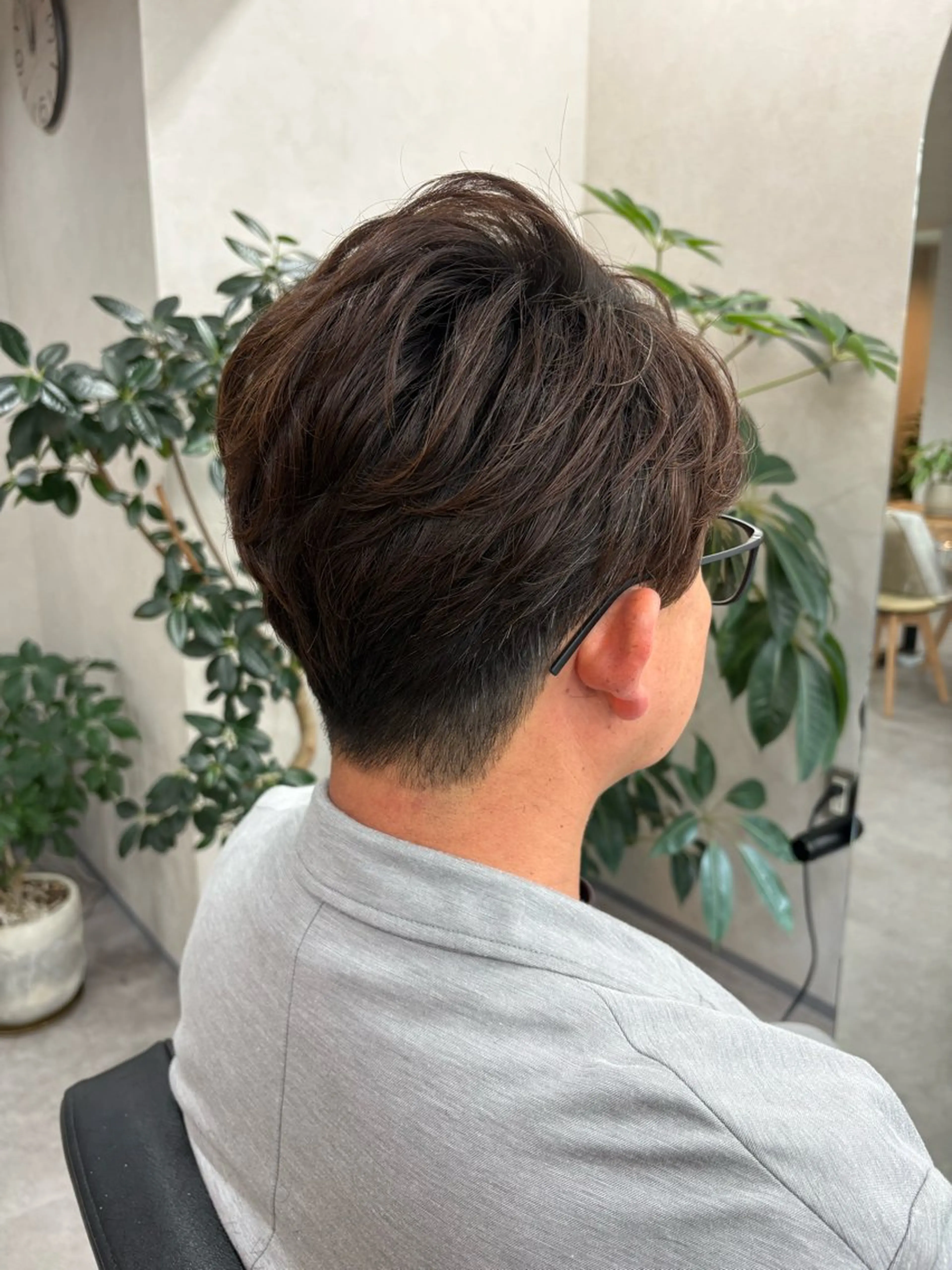 ショート メンズ 刈り上げ ショートヘア カット qumu 横浜所属・透明感カラー/ボブ /ショート🌿神永のヘアスタイル
