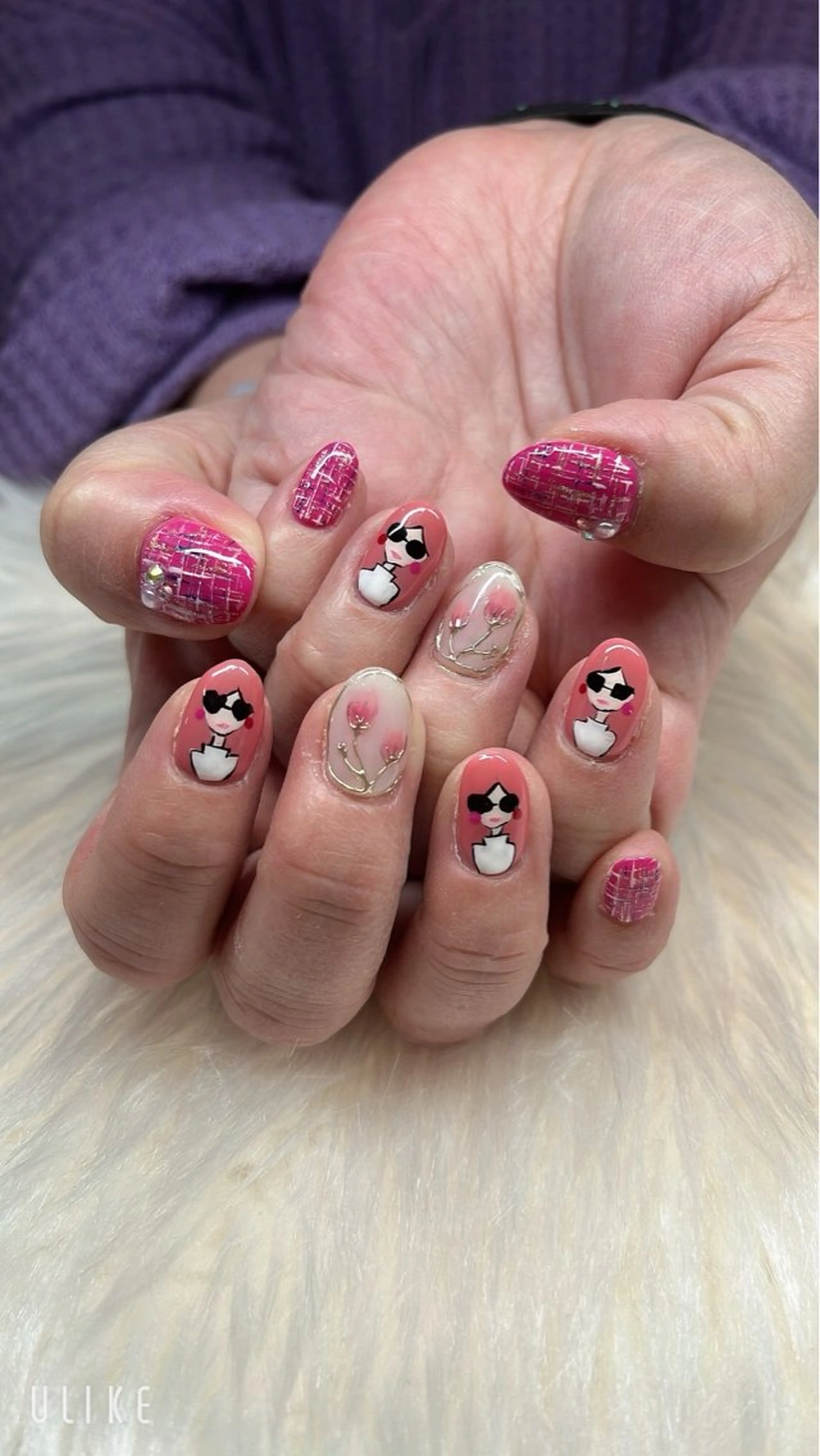 ネイル 持ち込み ハンドネイル ティーエヌ 金山駅東口店のネイルデザイン