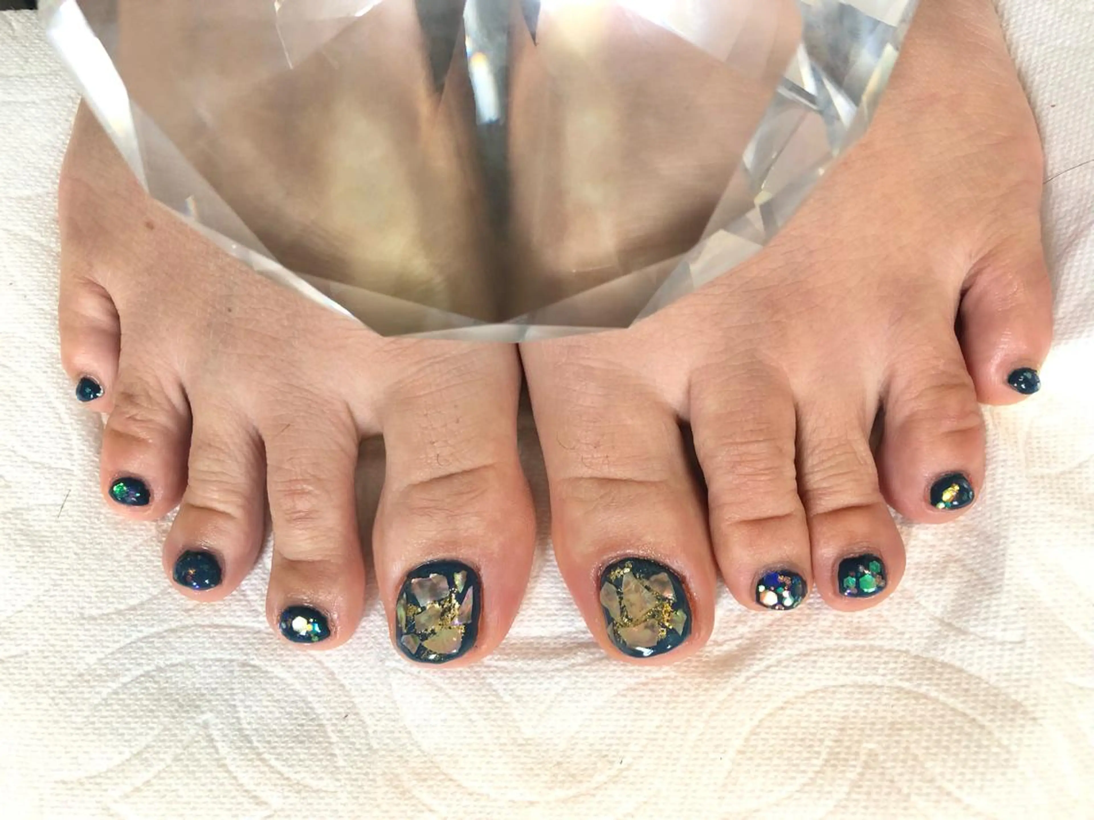 ネイル フットネイル ジェルネイル フットネイル eyelash＆nail オクタビアス所属・オクタ ビアスのマツエク・マツパデザイン