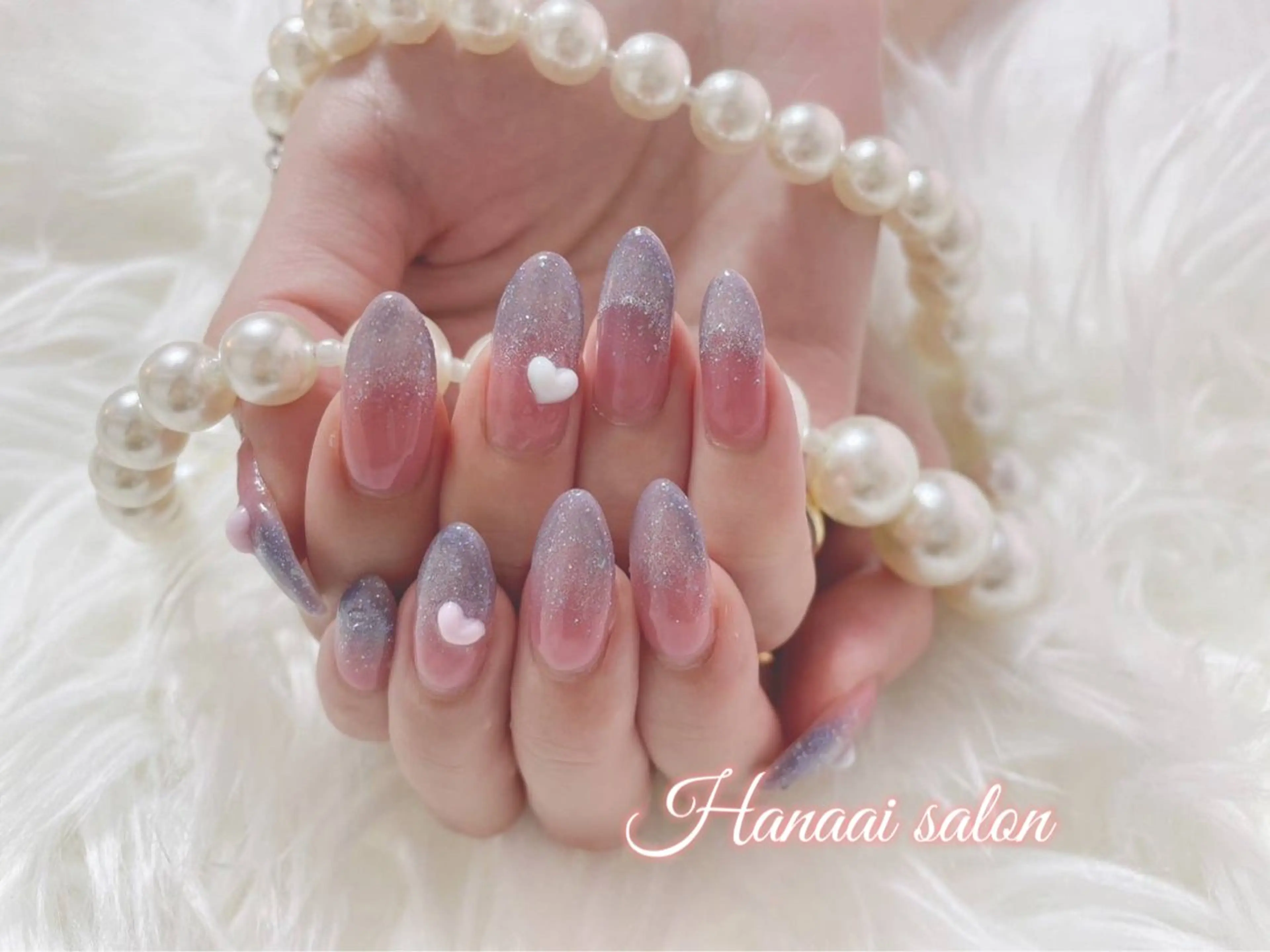 ミディアム Hanaai Salon新宿店のネイルデザイン