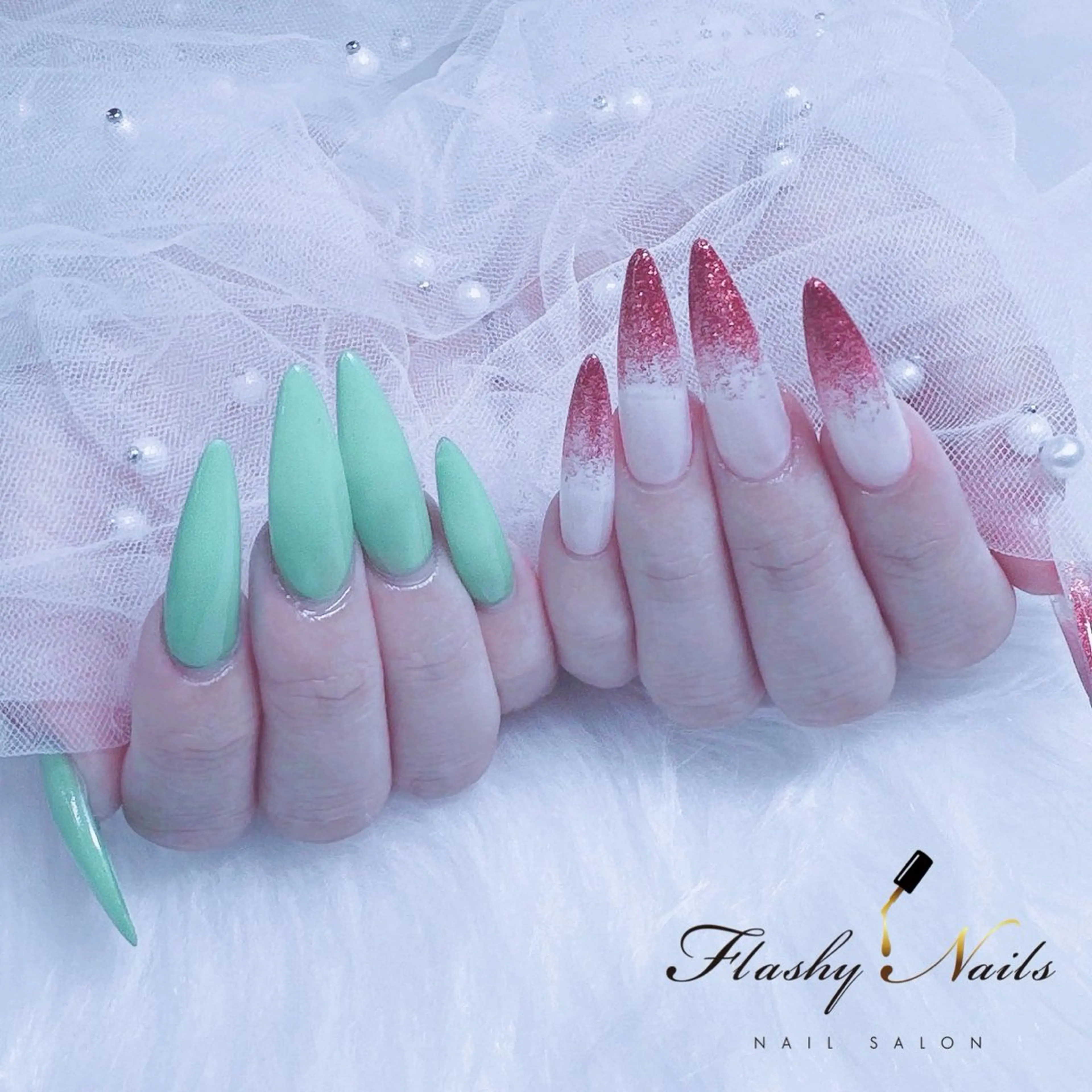 ネイル ハンドネイル Flashy Nailsのネイルデザイン