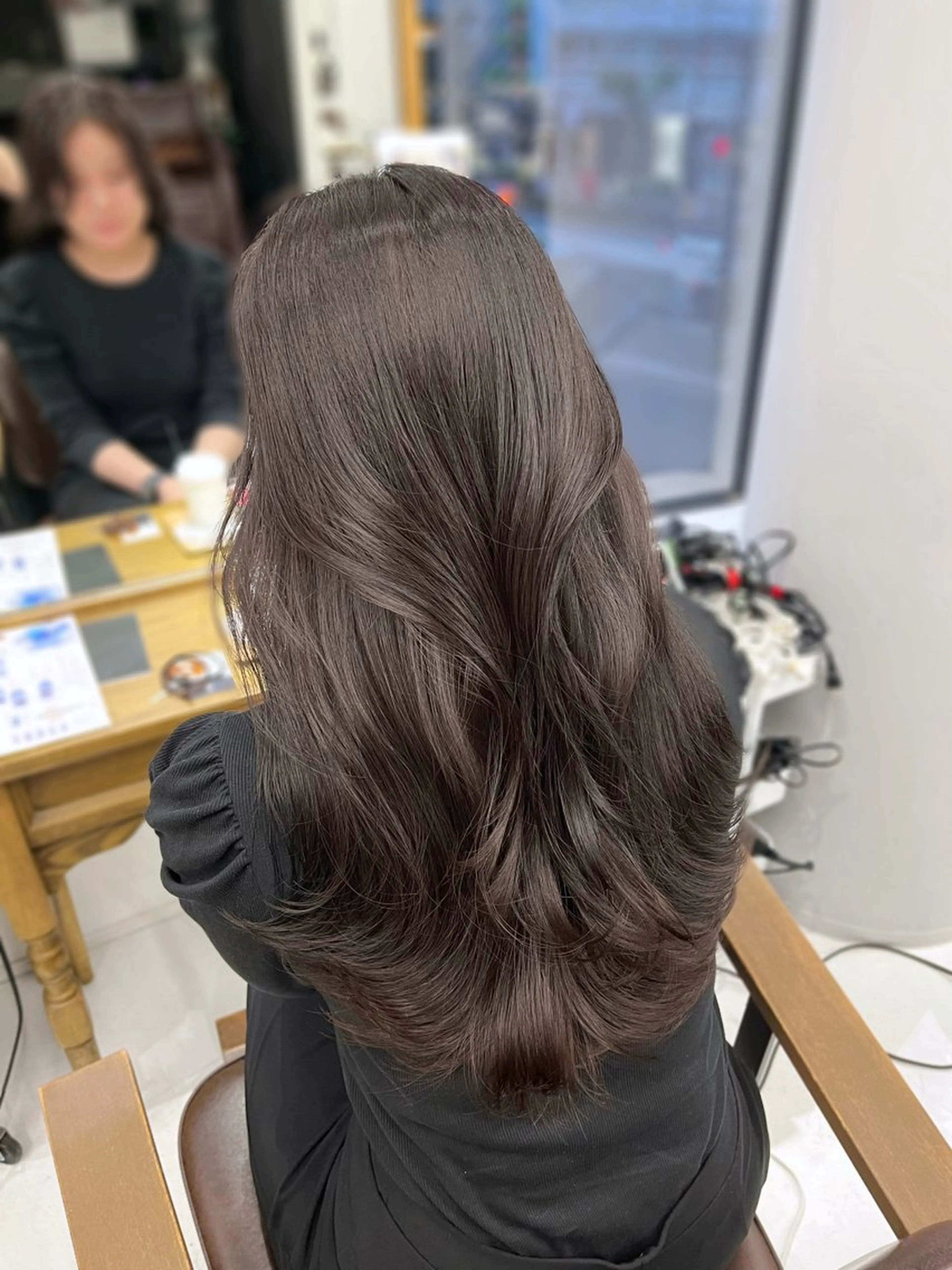 セミロング カラー カット ヘアカラー 赤みなしカラー/梅田 /レイヤー/IORIのヘアスタイル
