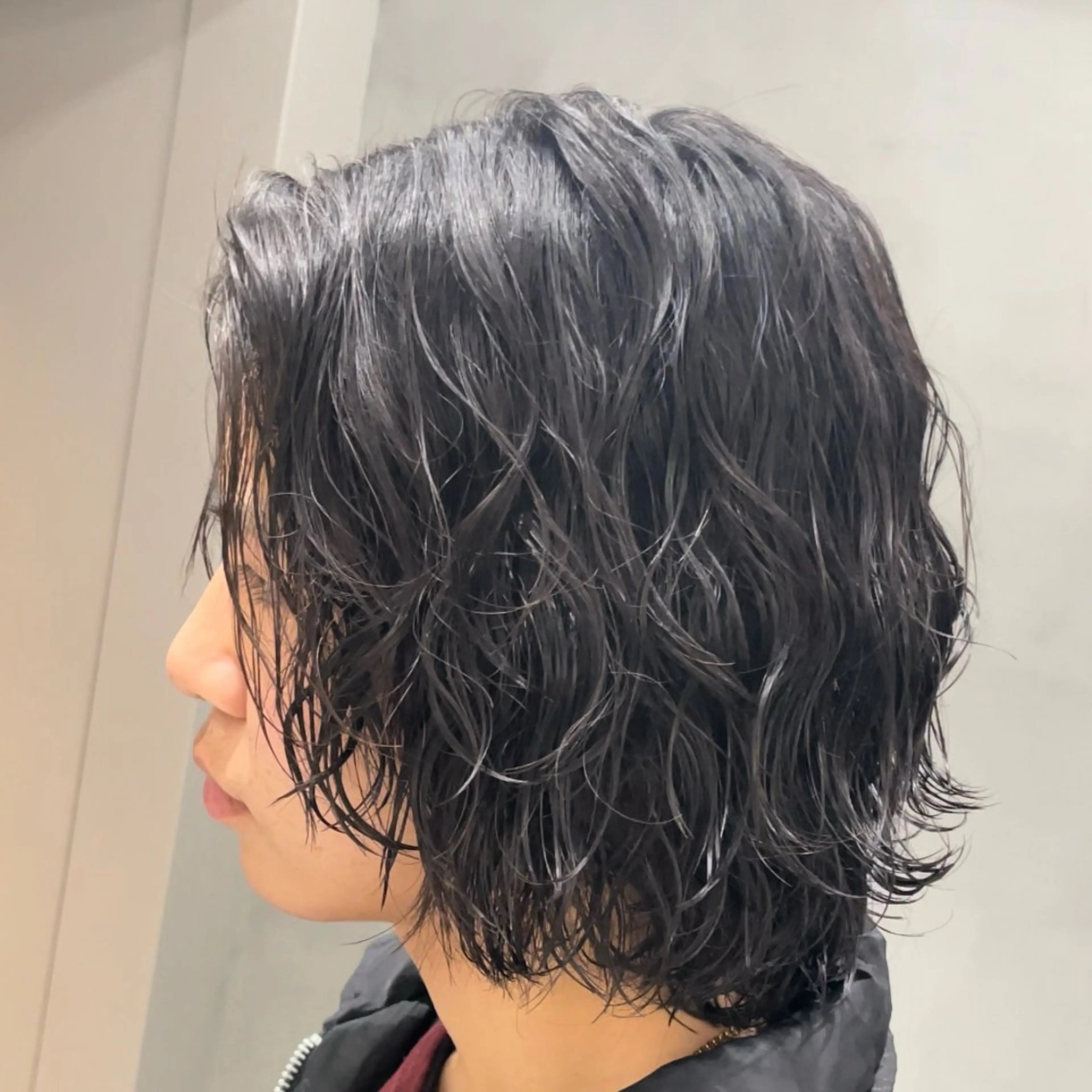 ロング パーマ ヘアアレンジ メンズ カット パーマ fifth Tokyo所属・fifth 石川 凪のヘアスタイル