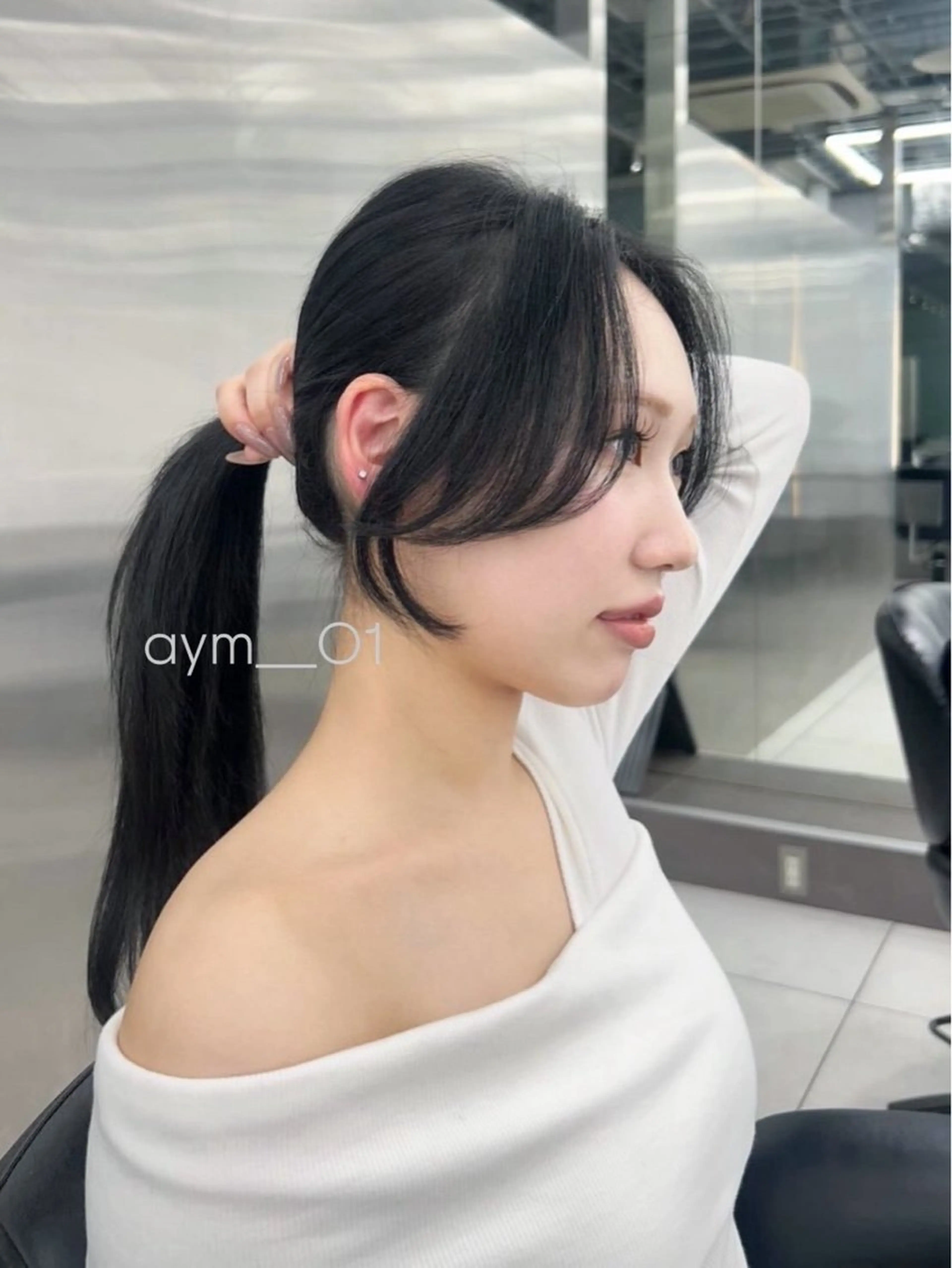 セミロング カット トリートメント 銀座/韓国ヘア🤍 レイヤーAYUMIのヘアスタイル