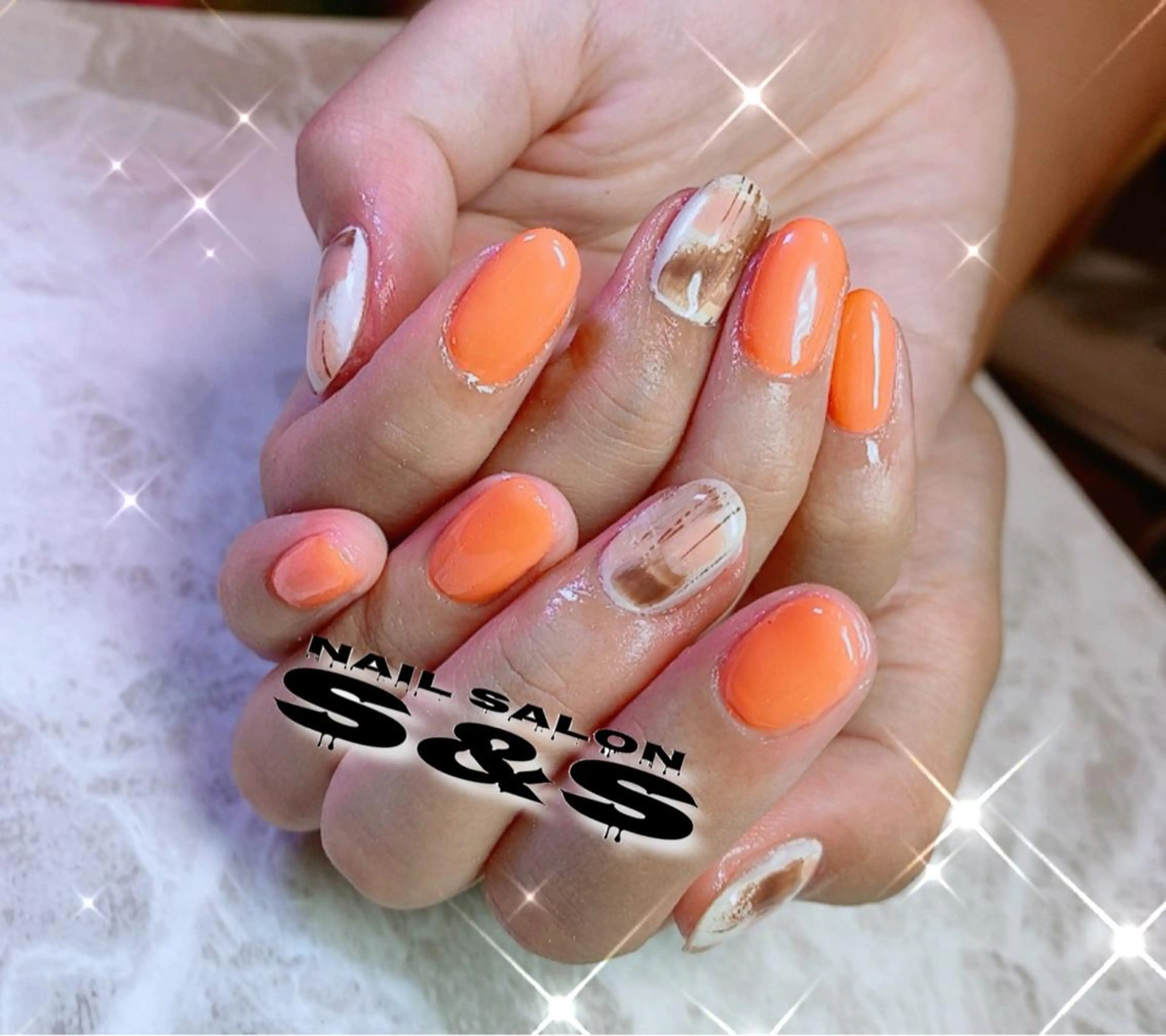 ネイル 長さ出し メンズネイル 持ち込み スカルプネイル S&S 村田小百合のネイルデザイン