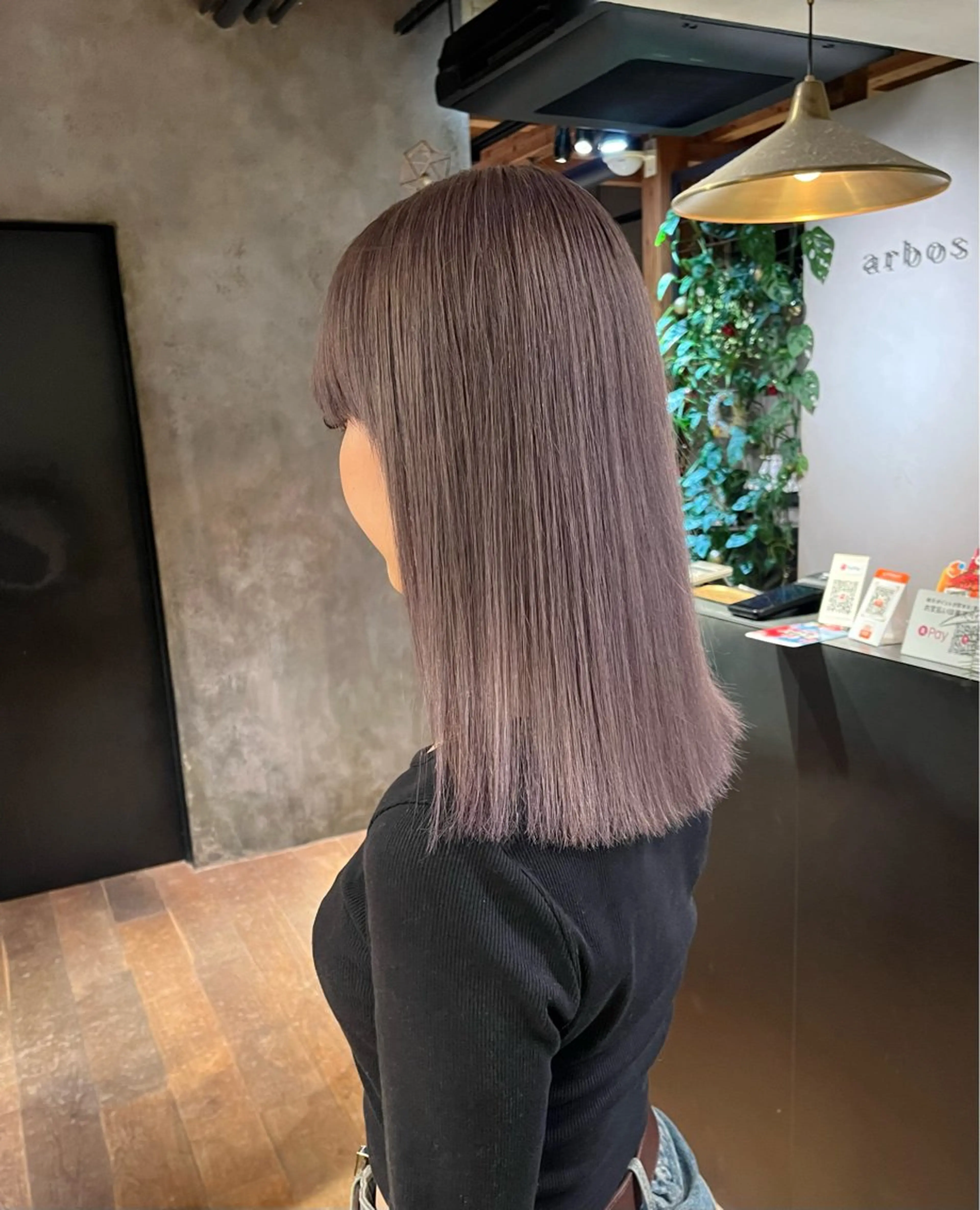 セミロング カラー arbos所属・arbos/鳳美容室 / yunaのヘアスタイル
